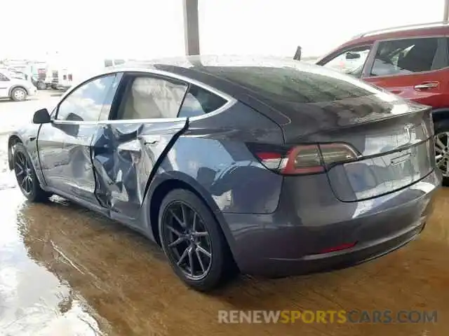 3 Photograph of a damaged car 5YJ3E1EA9KF307533 TESLA MODEL 3 2019