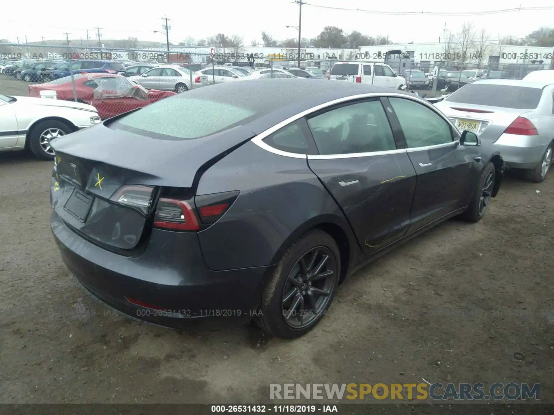 4 Photograph of a damaged car 5YJ3E1EA9KF308312 TESLA MODEL 3 2019