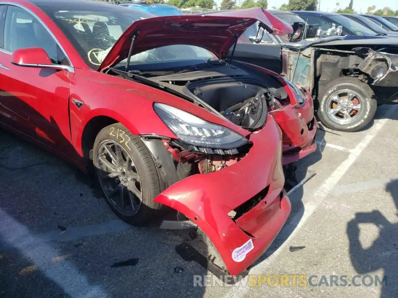 9 Photograph of a damaged car 5YJ3E1EA9KF308620 TESLA MODEL 3 2019