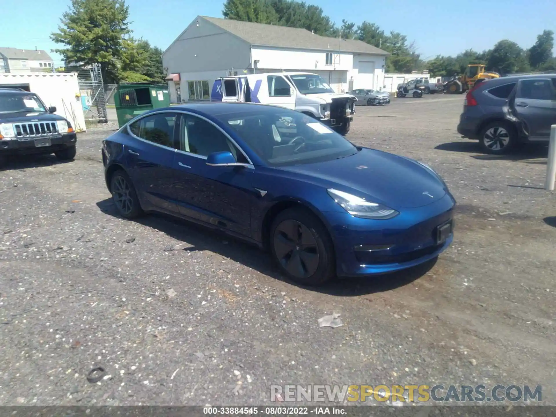 1 Photograph of a damaged car 5YJ3E1EA9KF309167 TESLA MODEL 3 2019