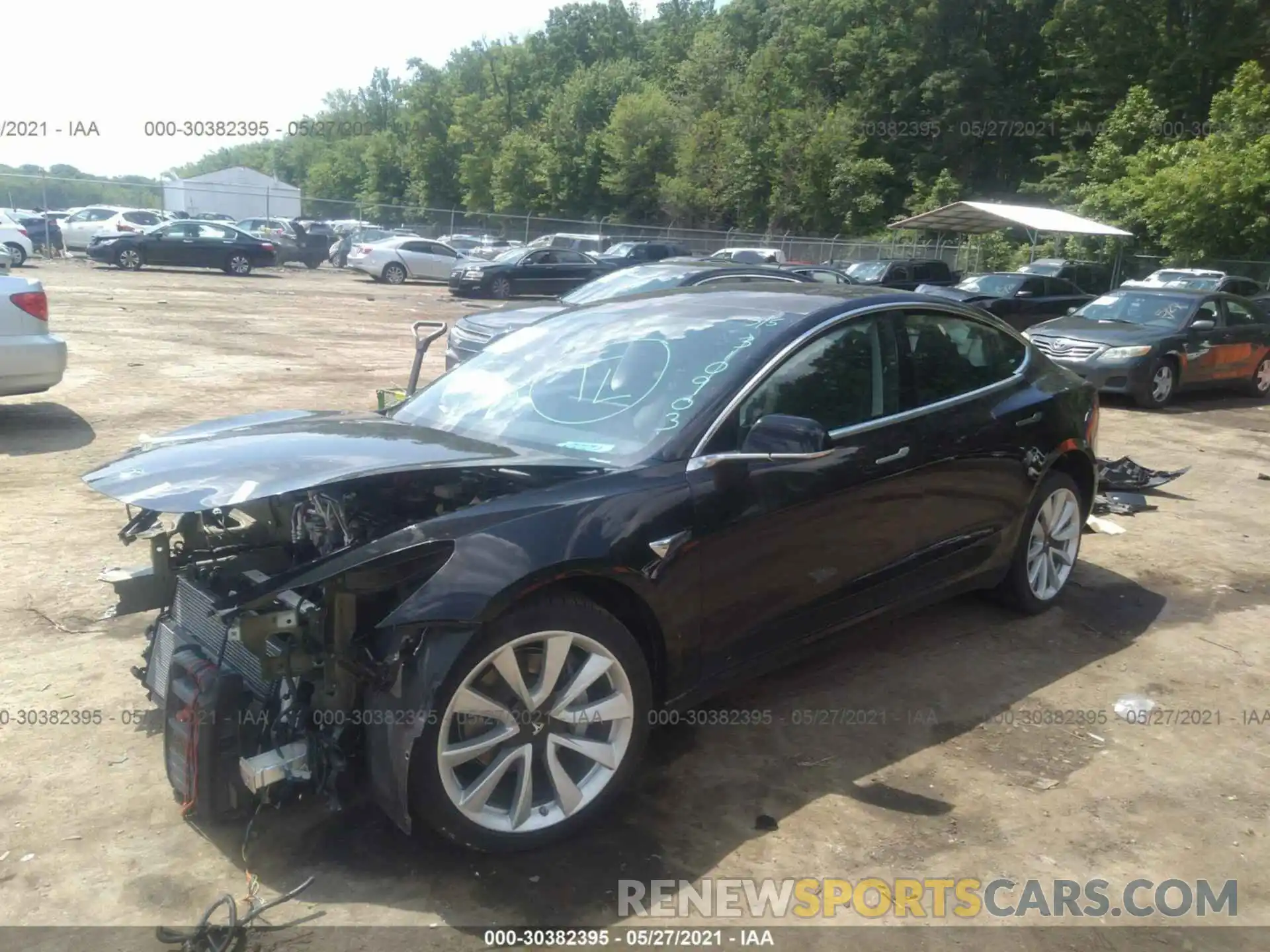 2 Фотография поврежденного автомобиля 5YJ3E1EA9KF310903 TESLA MODEL 3 2019