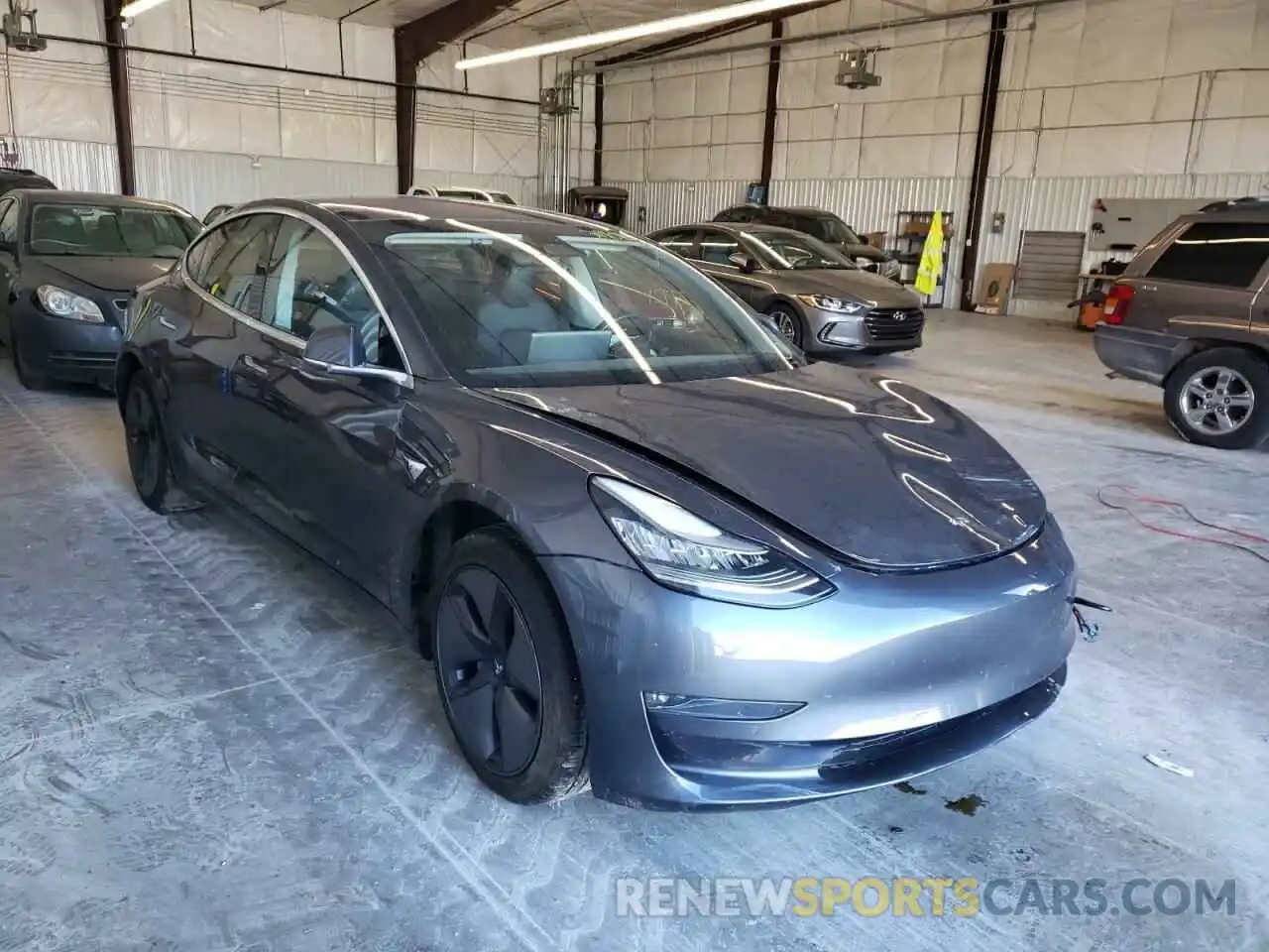 1 Фотография поврежденного автомобиля 5YJ3E1EA9KF313588 TESLA MODEL 3 2019