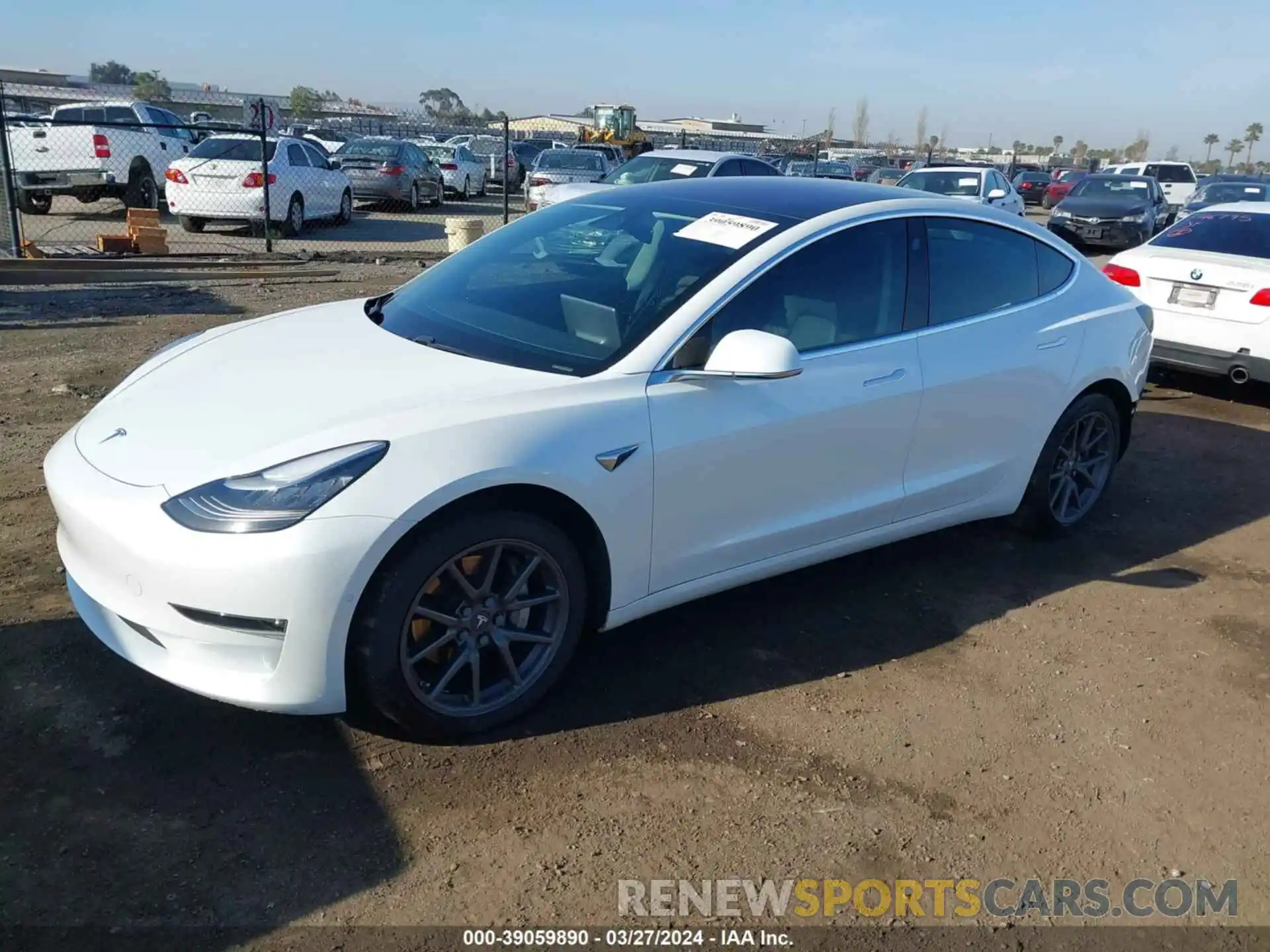 2 Фотография поврежденного автомобиля 5YJ3E1EA9KF313946 TESLA MODEL 3 2019