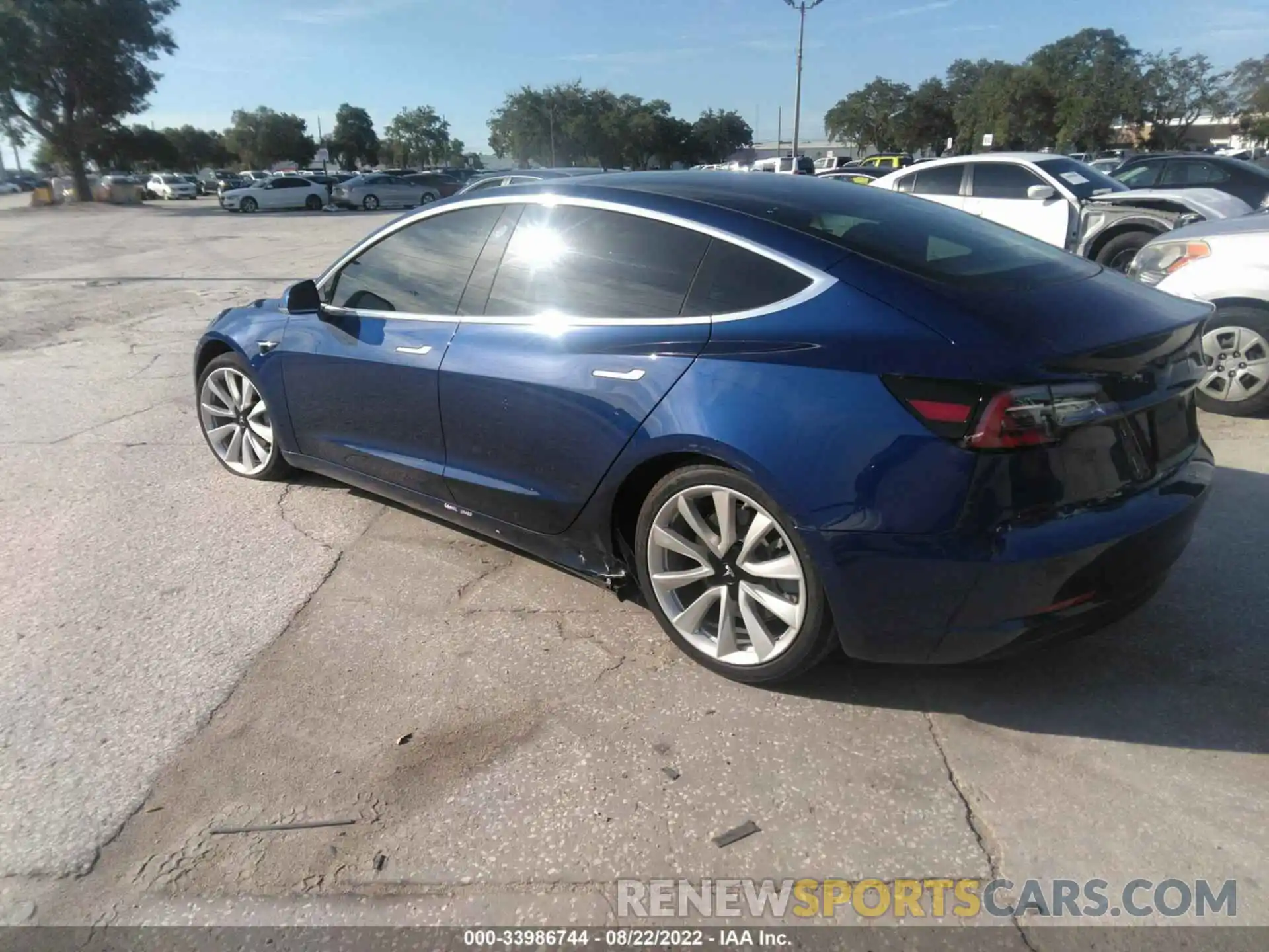 3 Photograph of a damaged car 5YJ3E1EA9KF314594 TESLA MODEL 3 2019