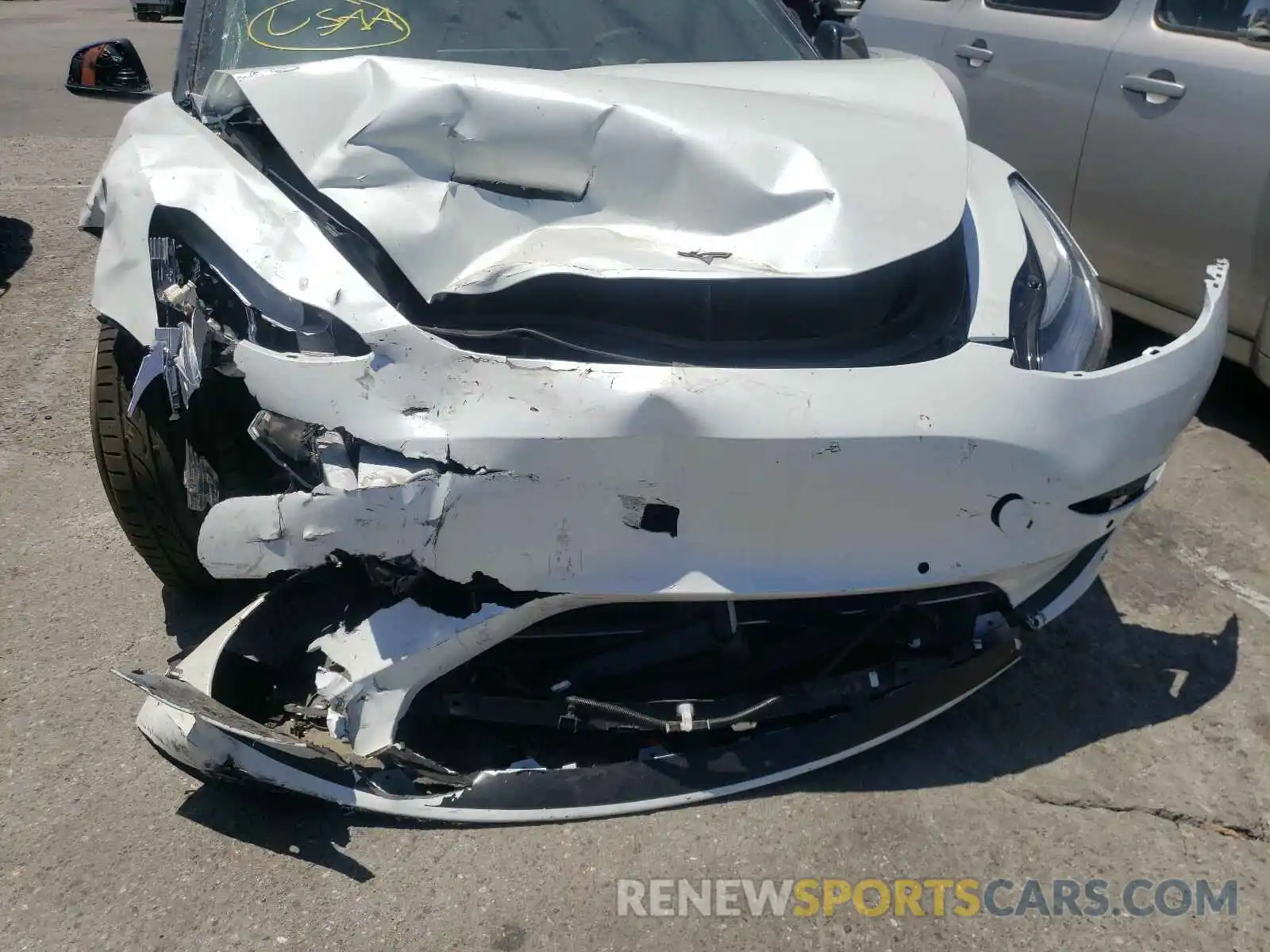 9 Photograph of a damaged car 5YJ3E1EA9KF322727 TESLA MODEL 3 2019