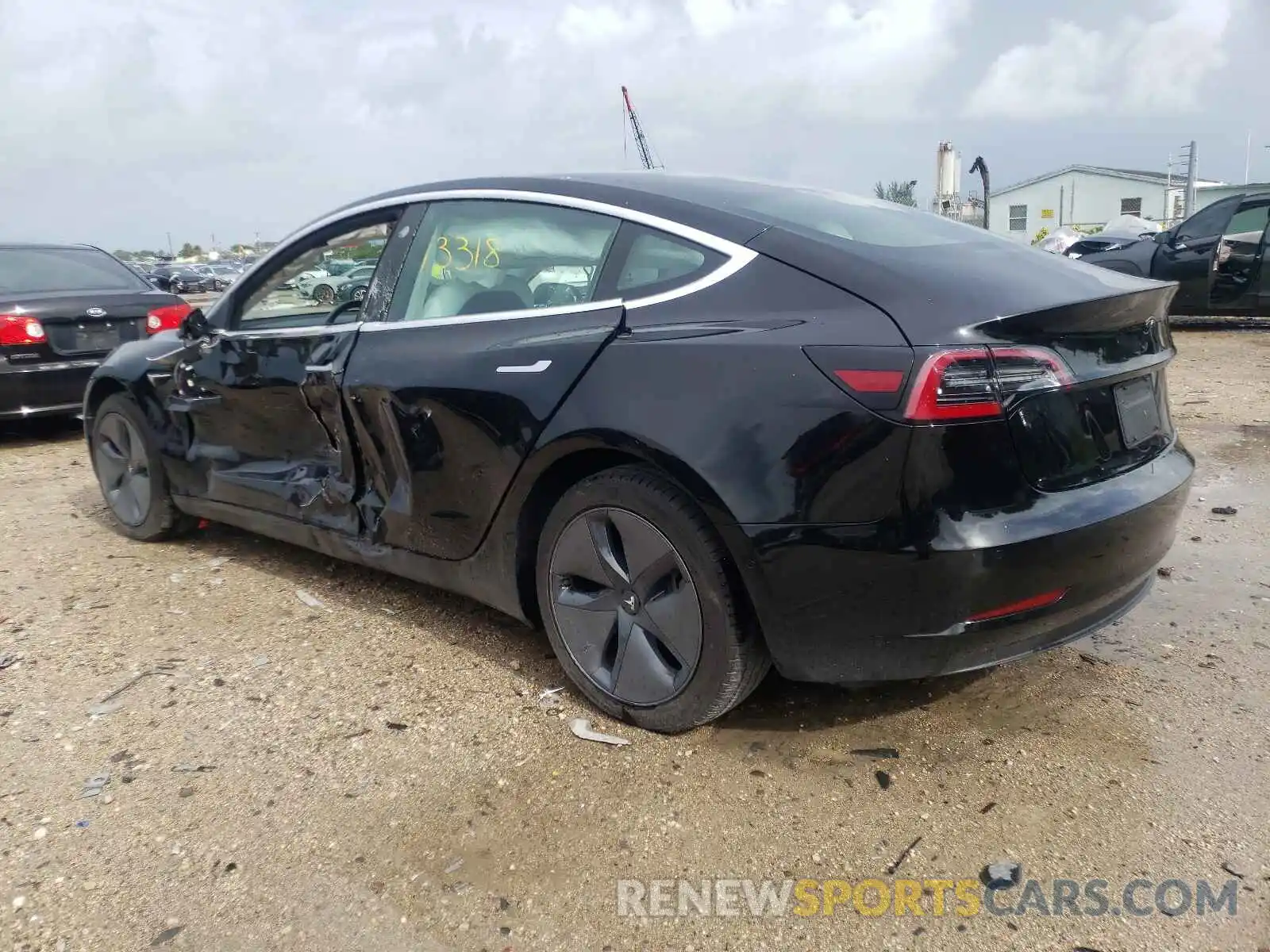 3 Photograph of a damaged car 5YJ3E1EA9KF323568 TESLA MODEL 3 2019