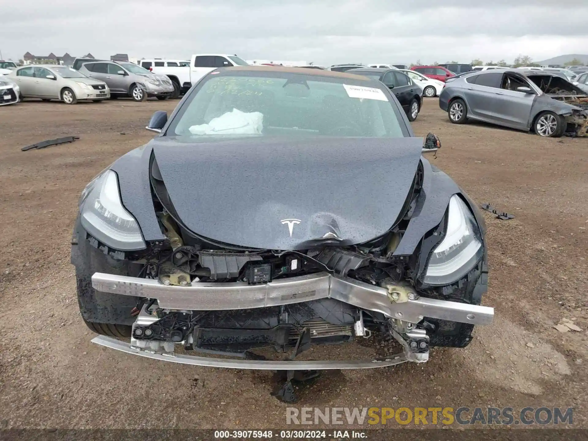 13 Photograph of a damaged car 5YJ3E1EA9KF325515 TESLA MODEL 3 2019