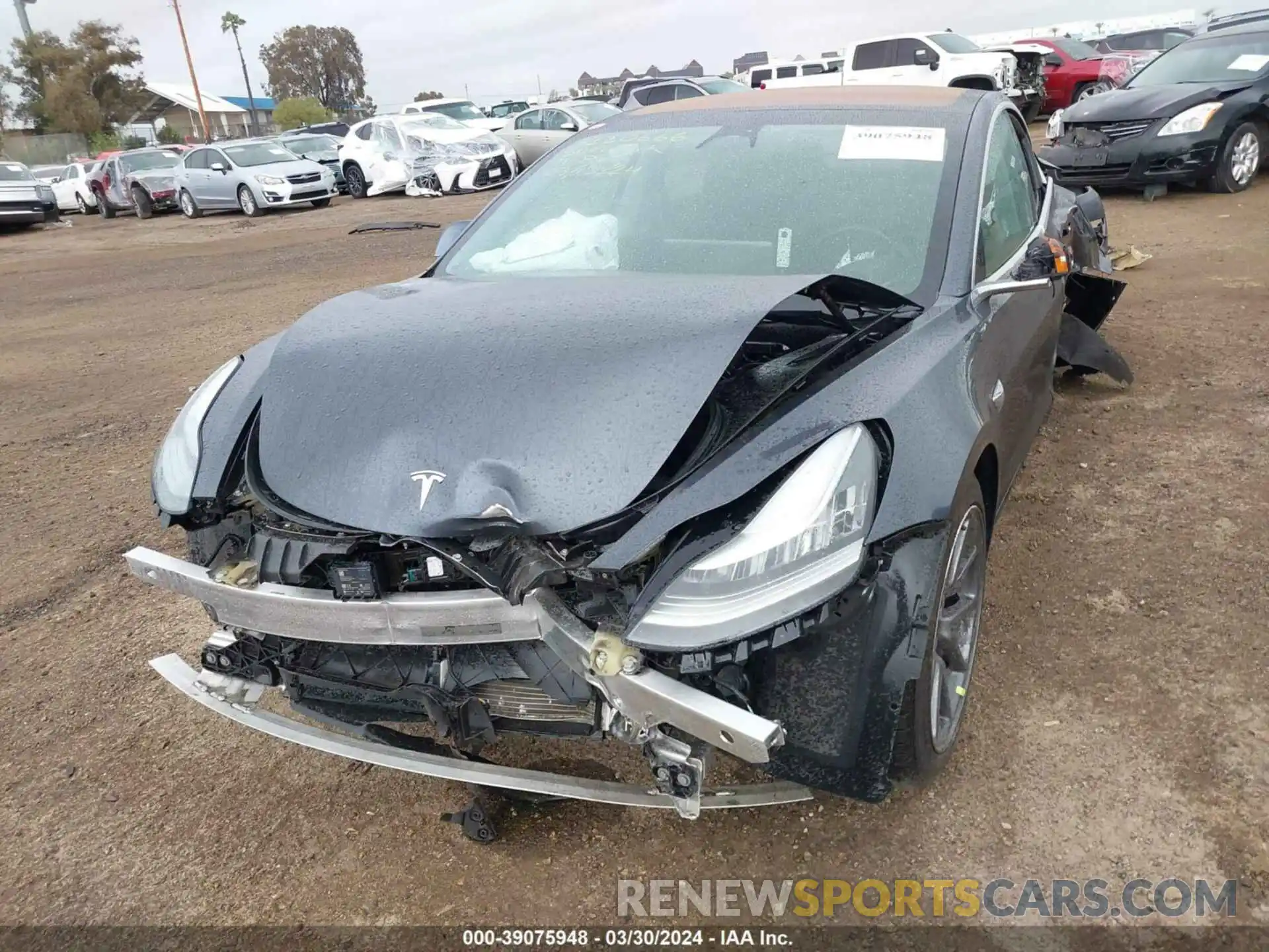 6 Photograph of a damaged car 5YJ3E1EA9KF325515 TESLA MODEL 3 2019