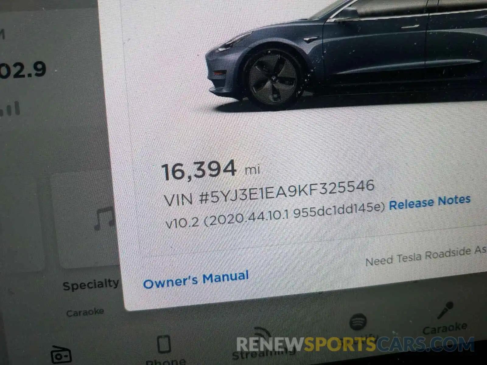 8 Фотография поврежденного автомобиля 5YJ3E1EA9KF325546 TESLA MODEL 3 2019