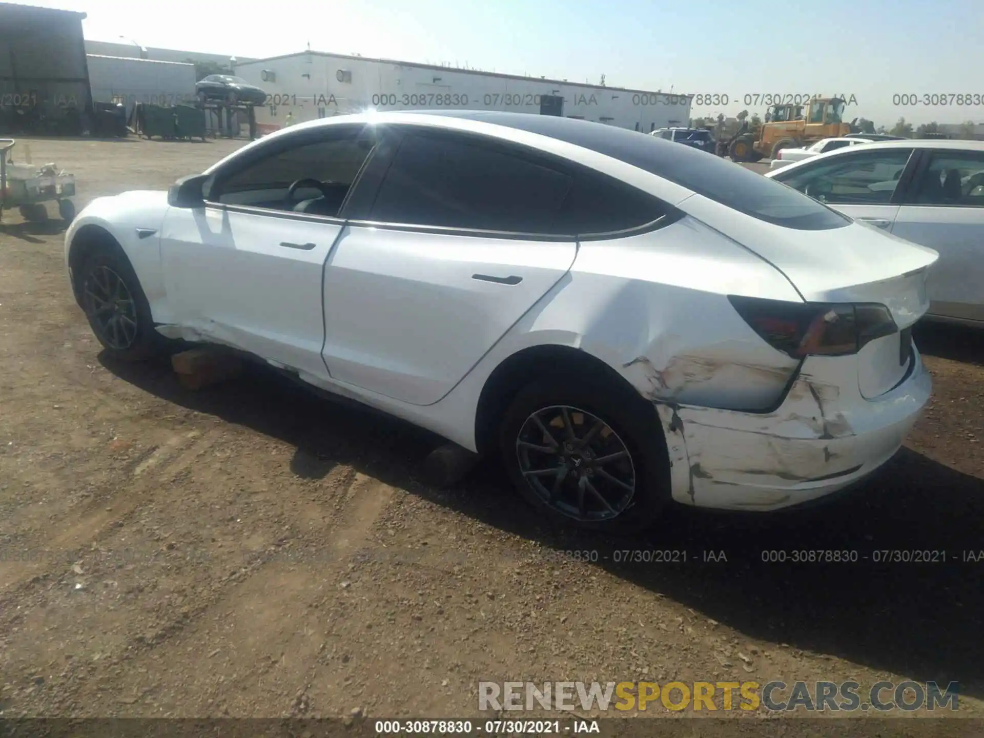 3 Photograph of a damaged car 5YJ3E1EA9KF326650 TESLA MODEL 3 2019