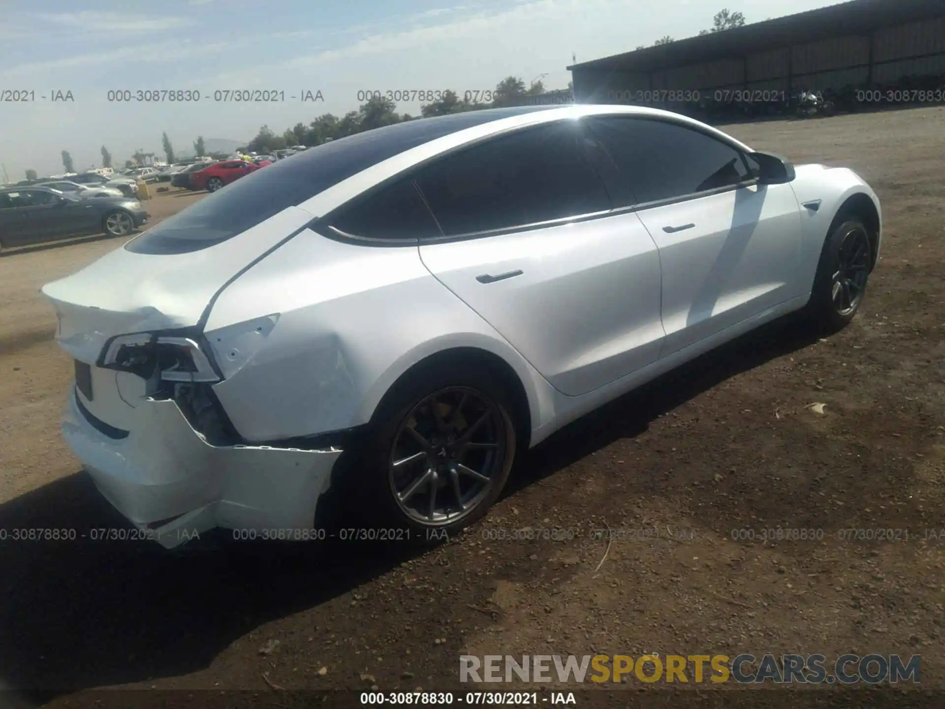 4 Фотография поврежденного автомобиля 5YJ3E1EA9KF326650 TESLA MODEL 3 2019