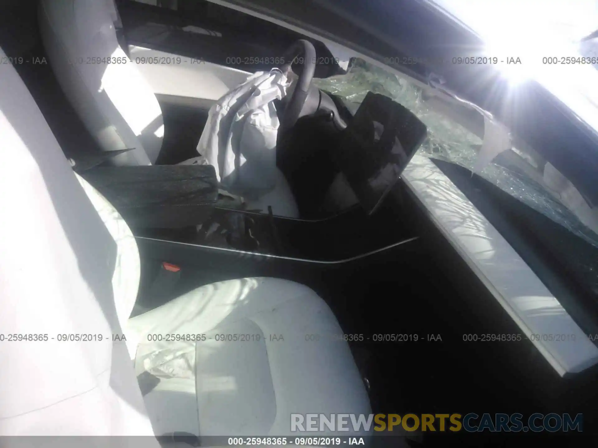 5 Photograph of a damaged car 5YJ3E1EA9KF327202 TESLA MODEL 3 2019