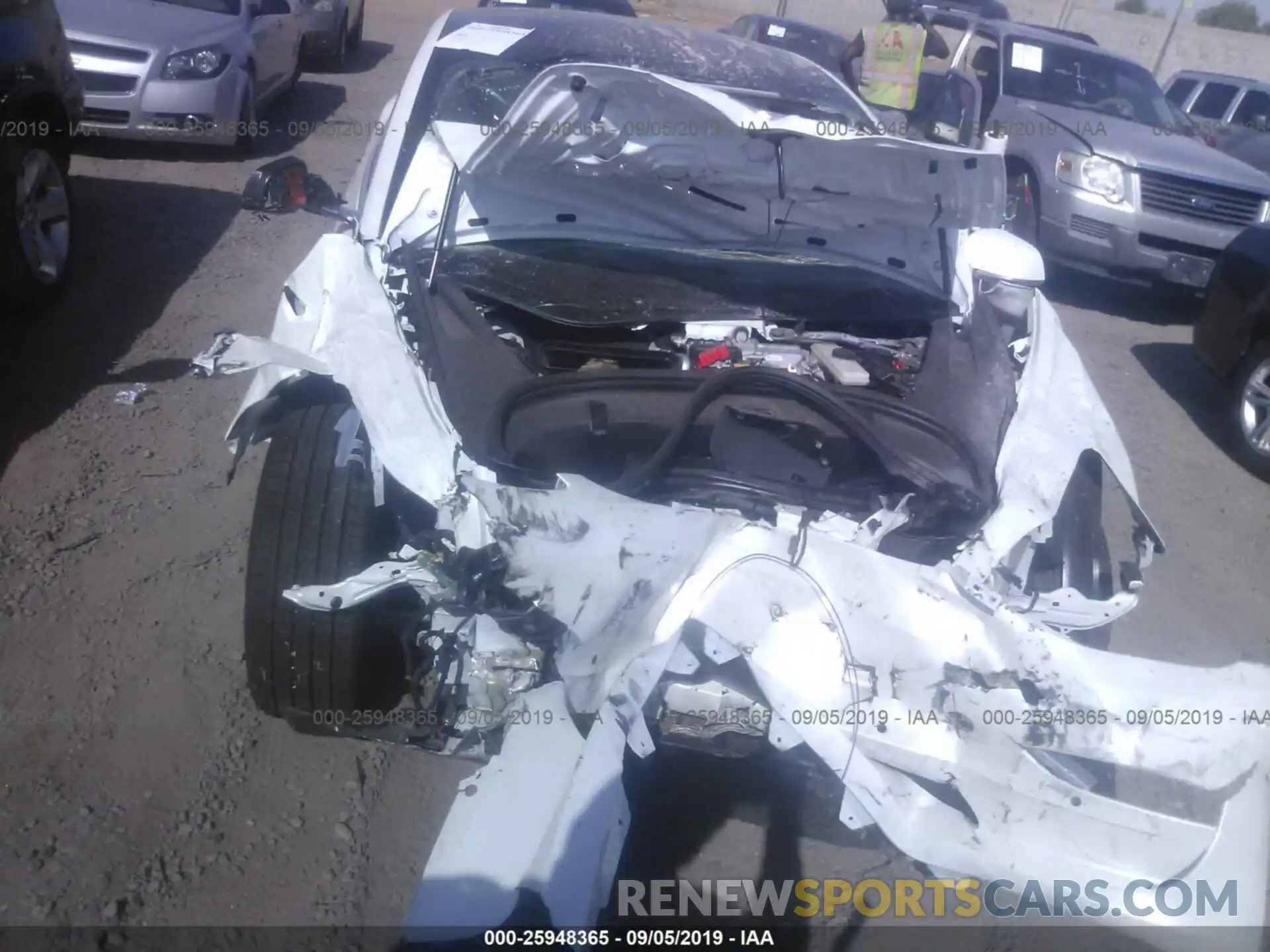 6 Photograph of a damaged car 5YJ3E1EA9KF327202 TESLA MODEL 3 2019