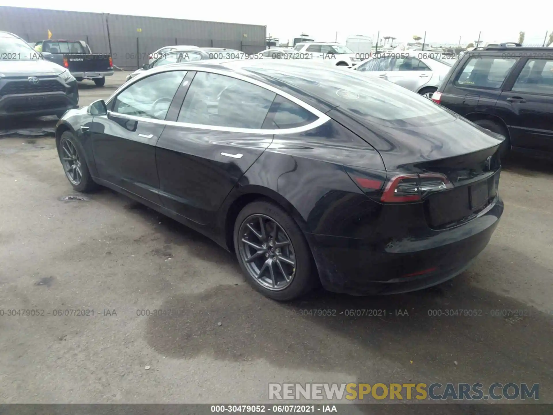 3 Photograph of a damaged car 5YJ3E1EA9KF331024 TESLA MODEL 3 2019