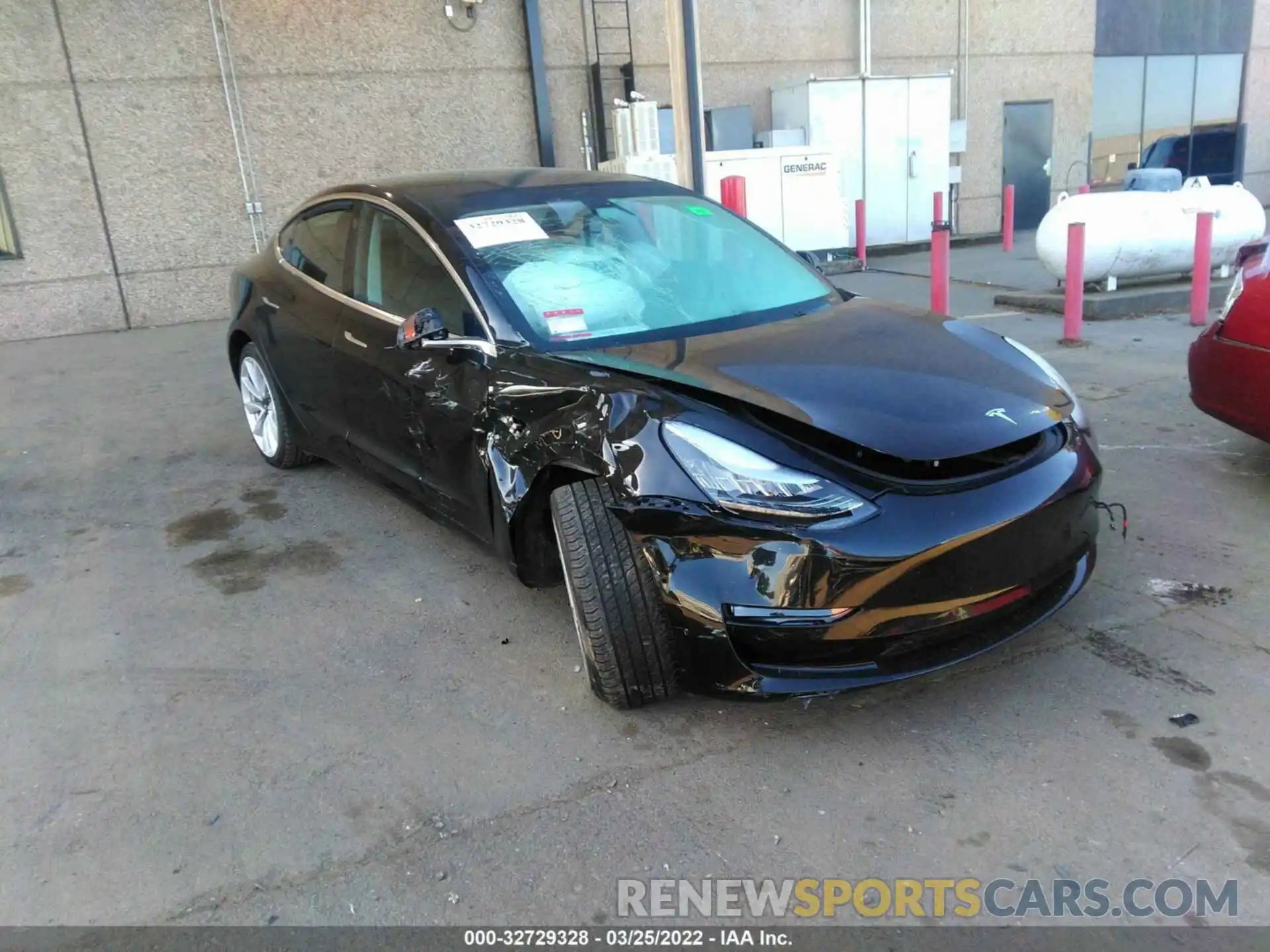 1 Photograph of a damaged car 5YJ3E1EA9KF331704 TESLA MODEL 3 2019