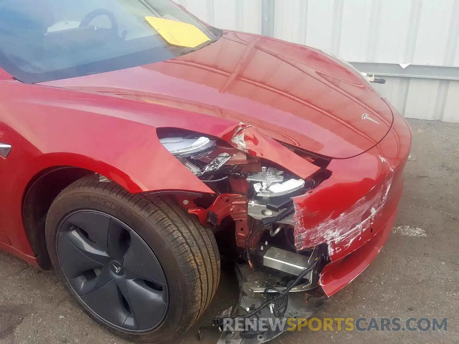 9 Photograph of a damaged car 5YJ3E1EA9KF338247 TESLA MODEL 3 2019