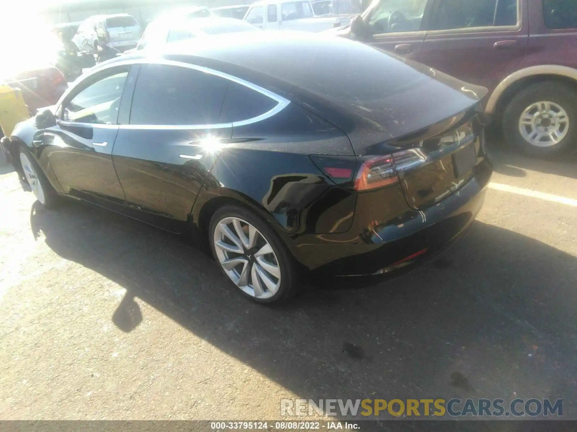 3 Photograph of a damaged car 5YJ3E1EA9KF357509 TESLA MODEL 3 2019