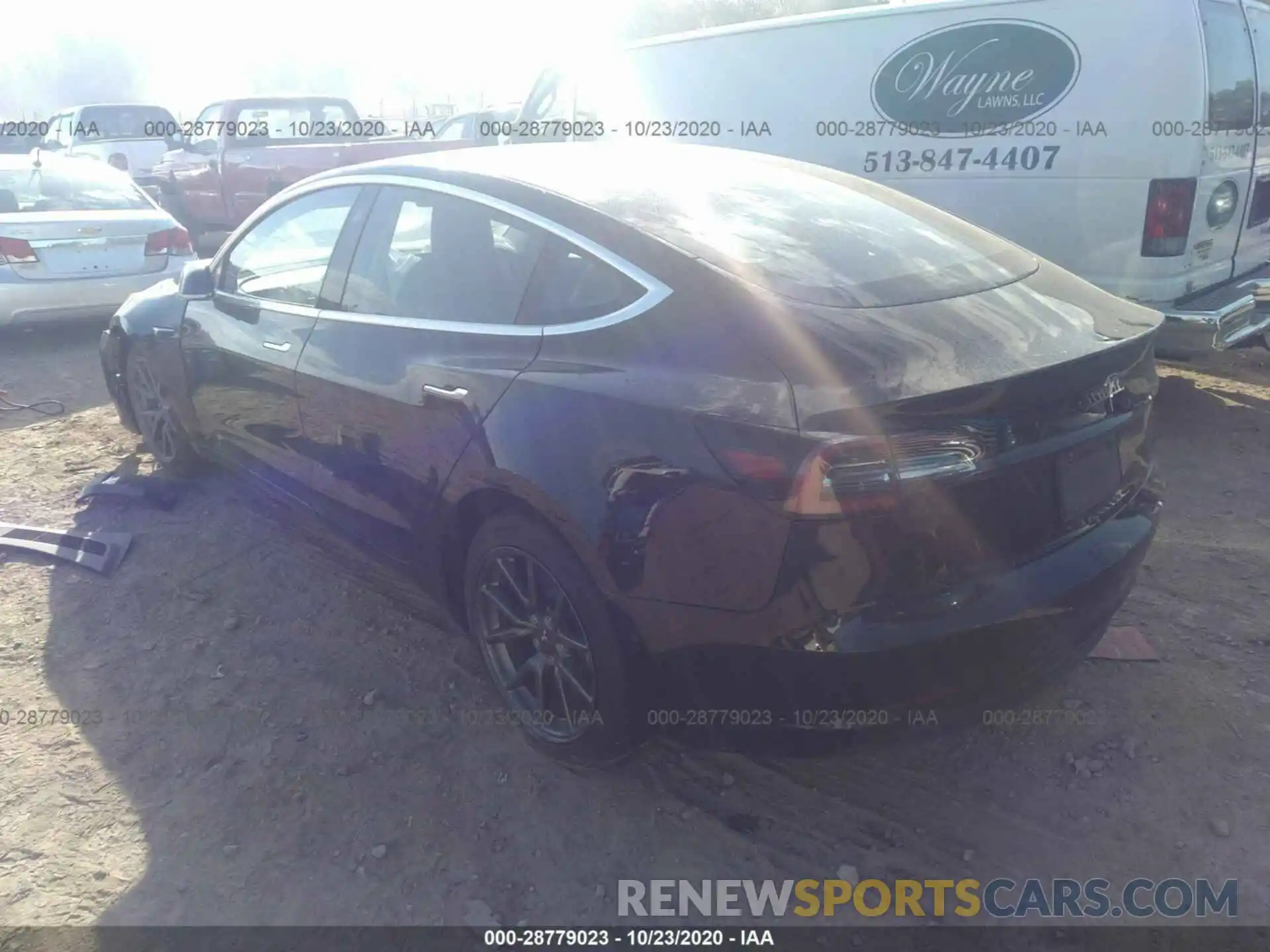 3 Photograph of a damaged car 5YJ3E1EA9KF361706 TESLA MODEL 3 2019