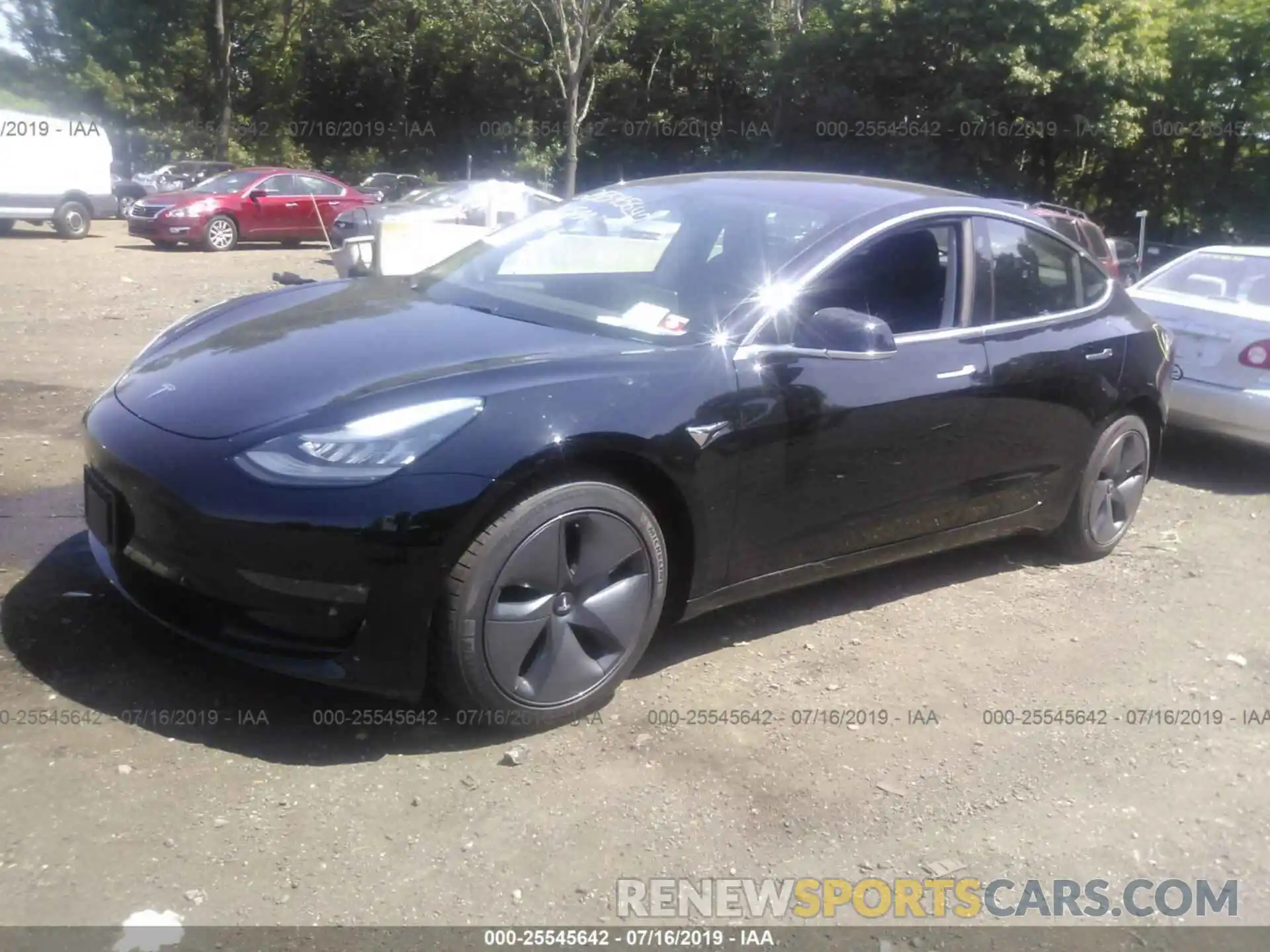 2 Photograph of a damaged car 5YJ3E1EA9KF394740 TESLA MODEL 3 2019