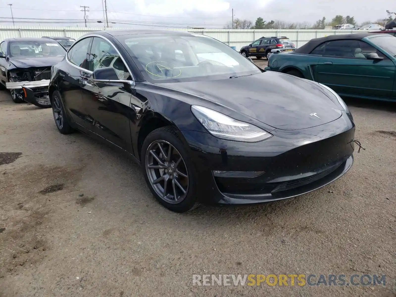 1 Photograph of a damaged car 5YJ3E1EA9KF394950 TESLA MODEL 3 2019