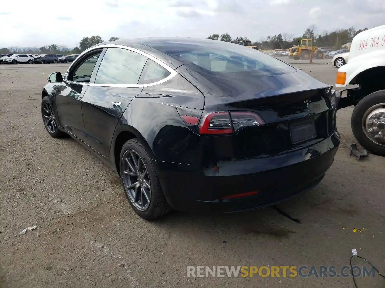 3 Photograph of a damaged car 5YJ3E1EA9KF394950 TESLA MODEL 3 2019