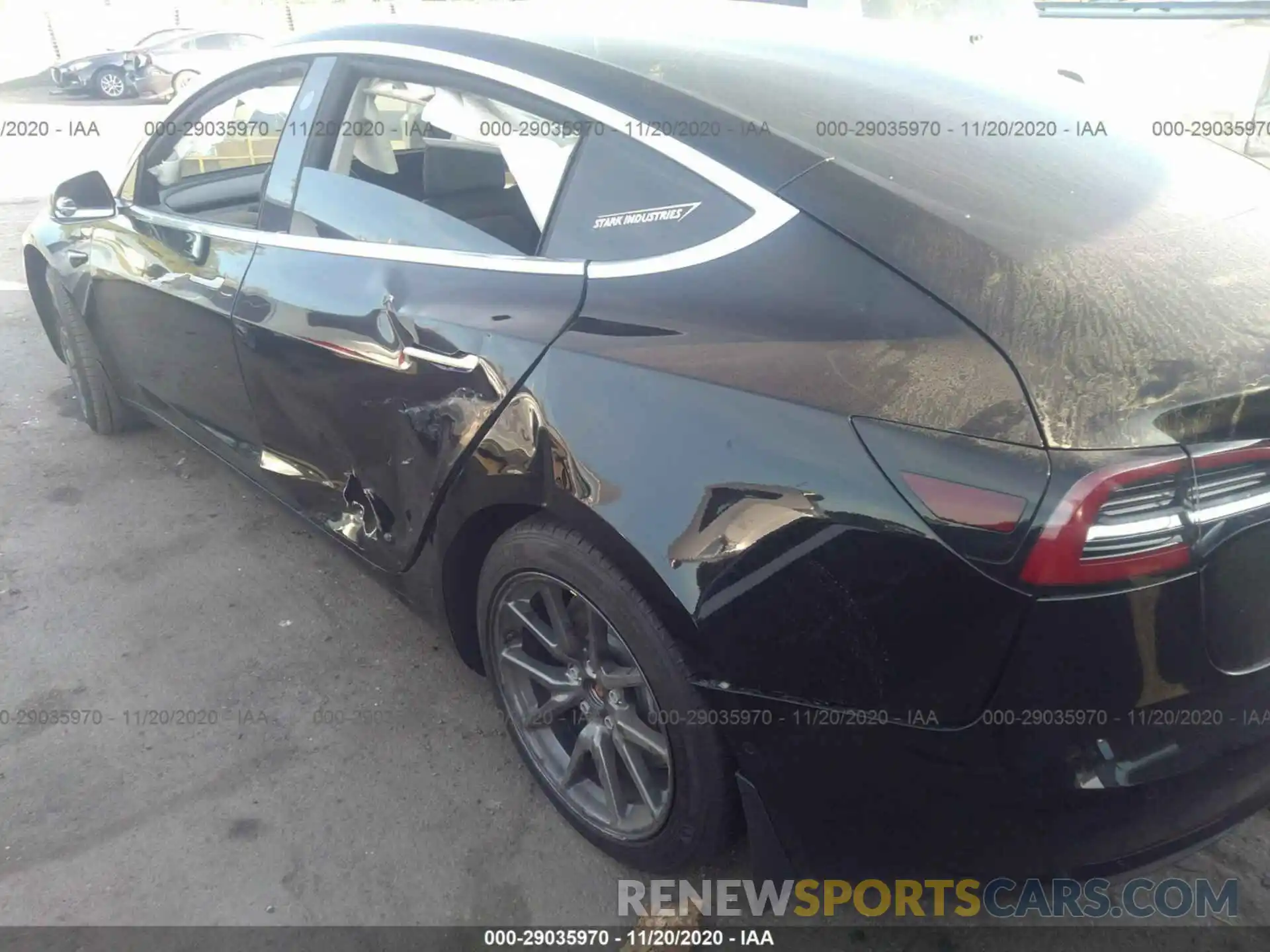 6 Photograph of a damaged car 5YJ3E1EA9KF395452 TESLA MODEL 3 2019