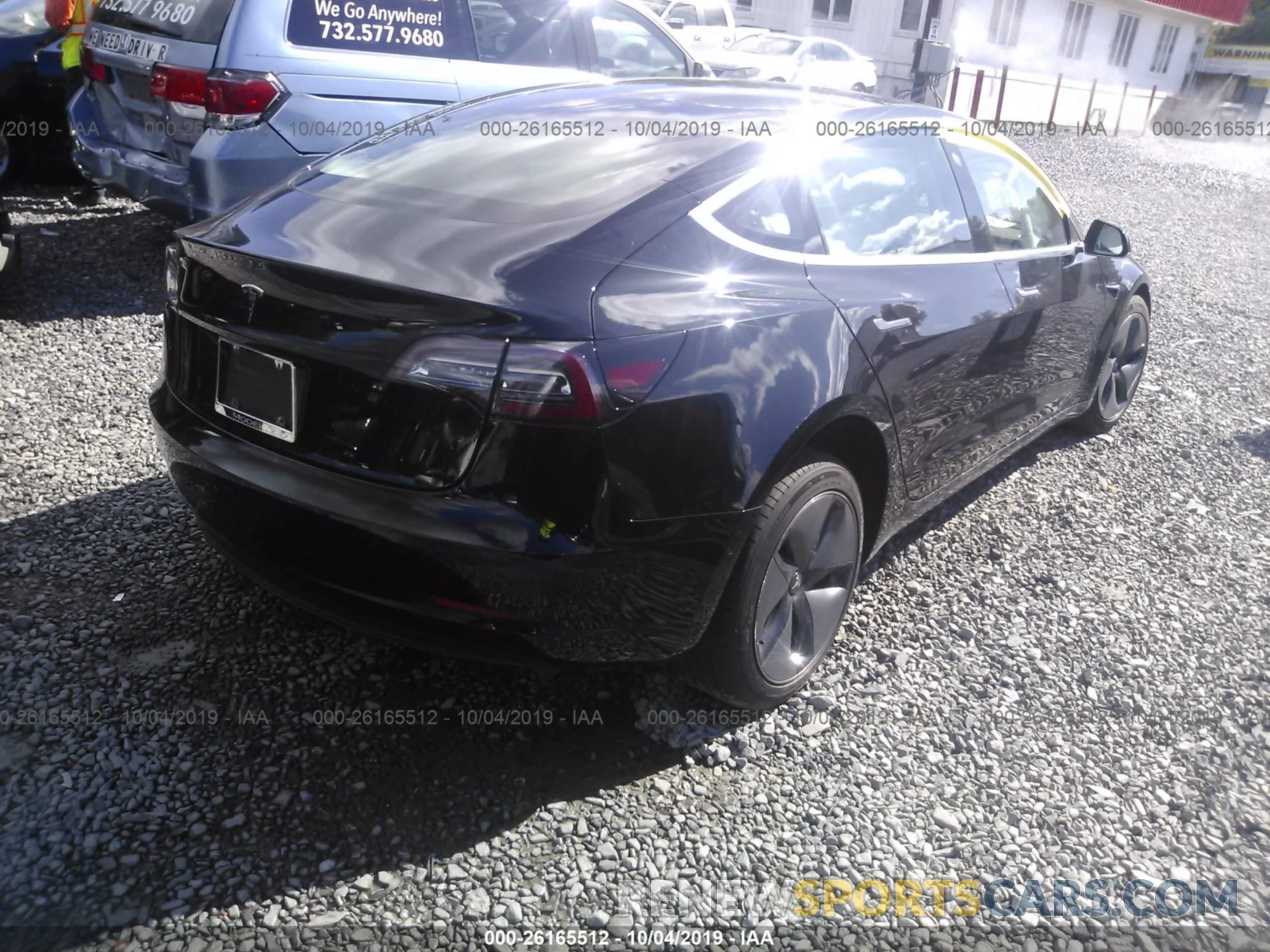 4 Photograph of a damaged car 5YJ3E1EA9KF395578 TESLA MODEL 3 2019