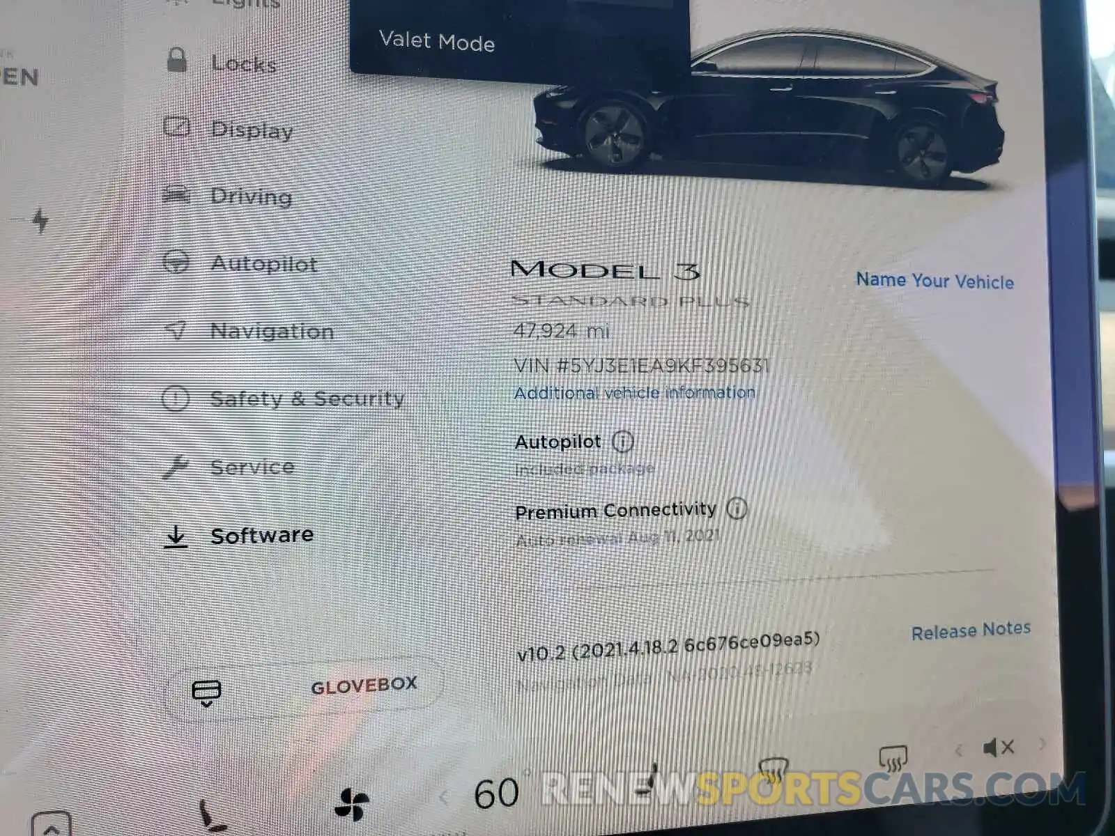 8 Photograph of a damaged car 5YJ3E1EA9KF395631 TESLA MODEL 3 2019