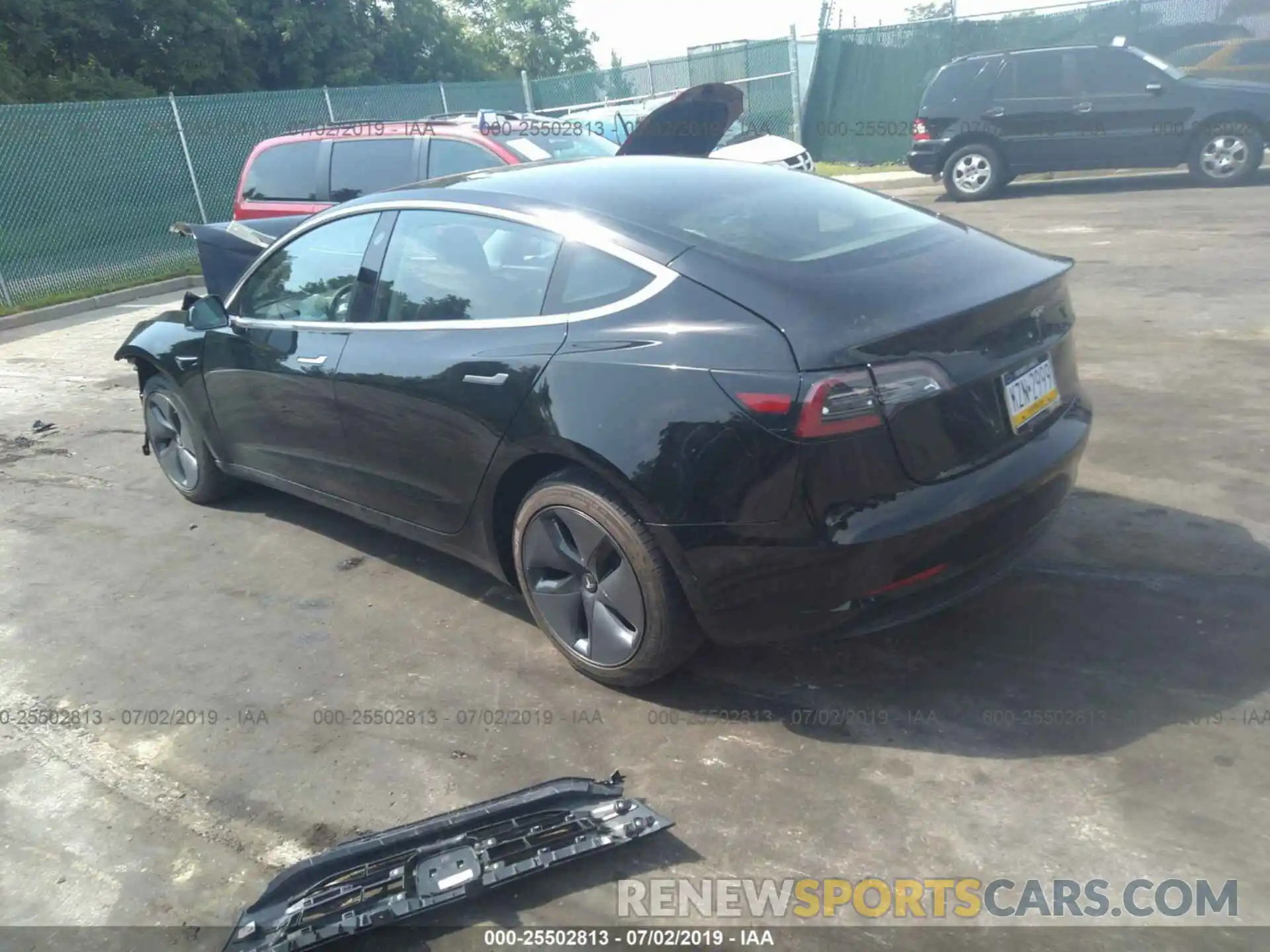 3 Photograph of a damaged car 5YJ3E1EA9KF397640 TESLA MODEL 3 2019