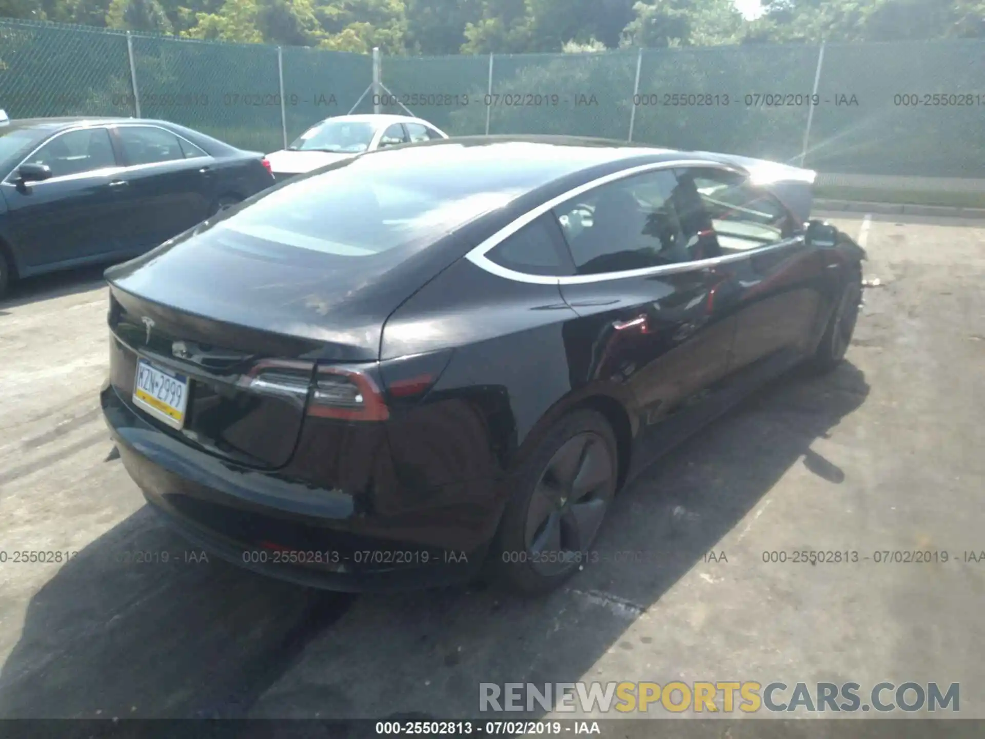 4 Photograph of a damaged car 5YJ3E1EA9KF397640 TESLA MODEL 3 2019