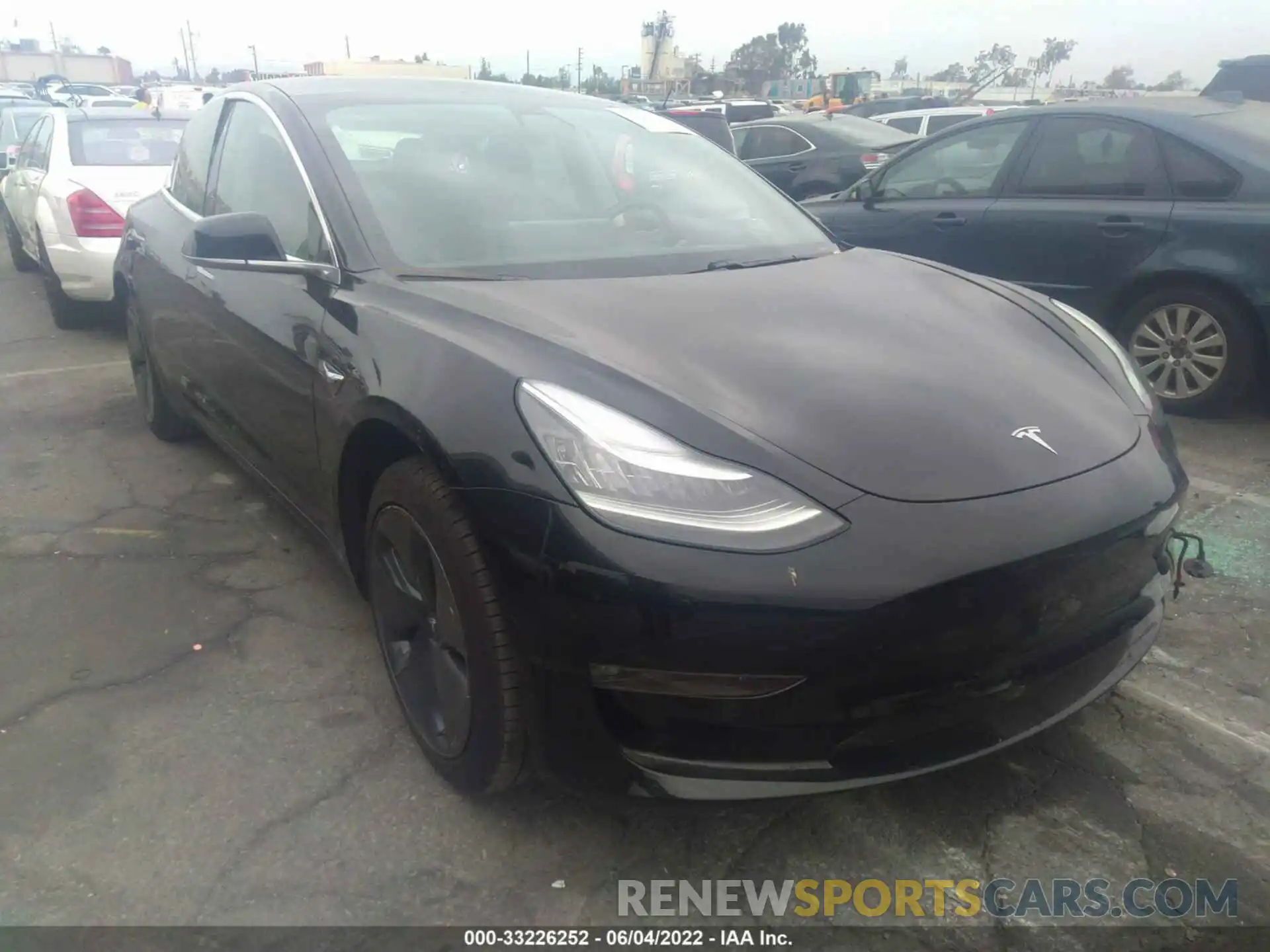 1 Photograph of a damaged car 5YJ3E1EA9KF397864 TESLA MODEL 3 2019