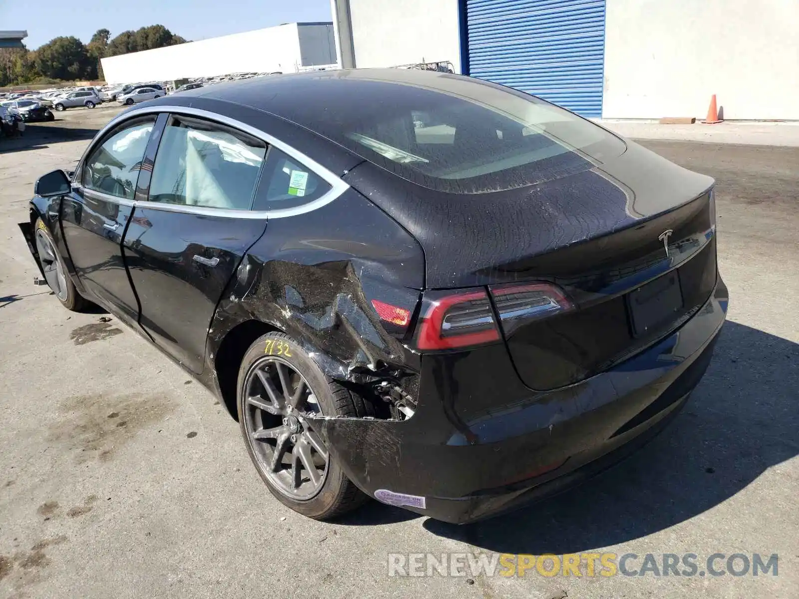 3 Photograph of a damaged car 5YJ3E1EA9KF398724 TESLA MODEL 3 2019