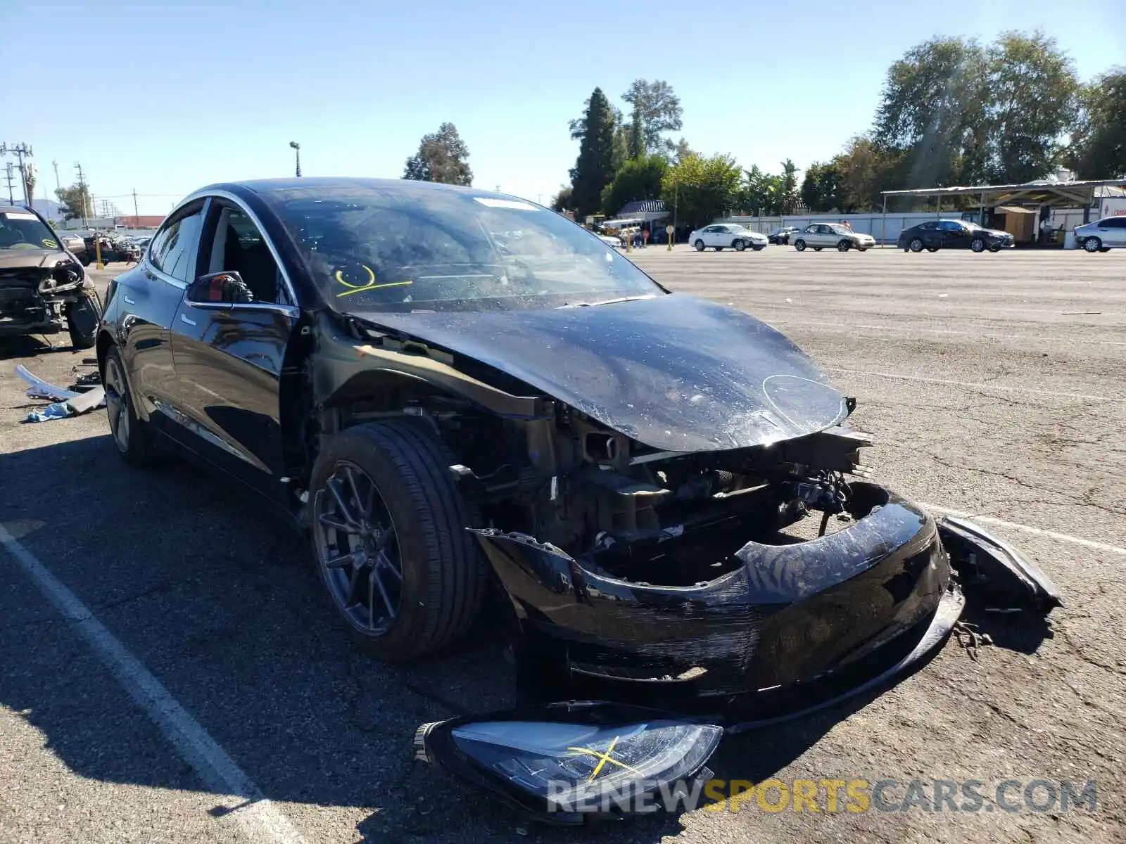 1 Photograph of a damaged car 5YJ3E1EA9KF399890 TESLA MODEL 3 2019