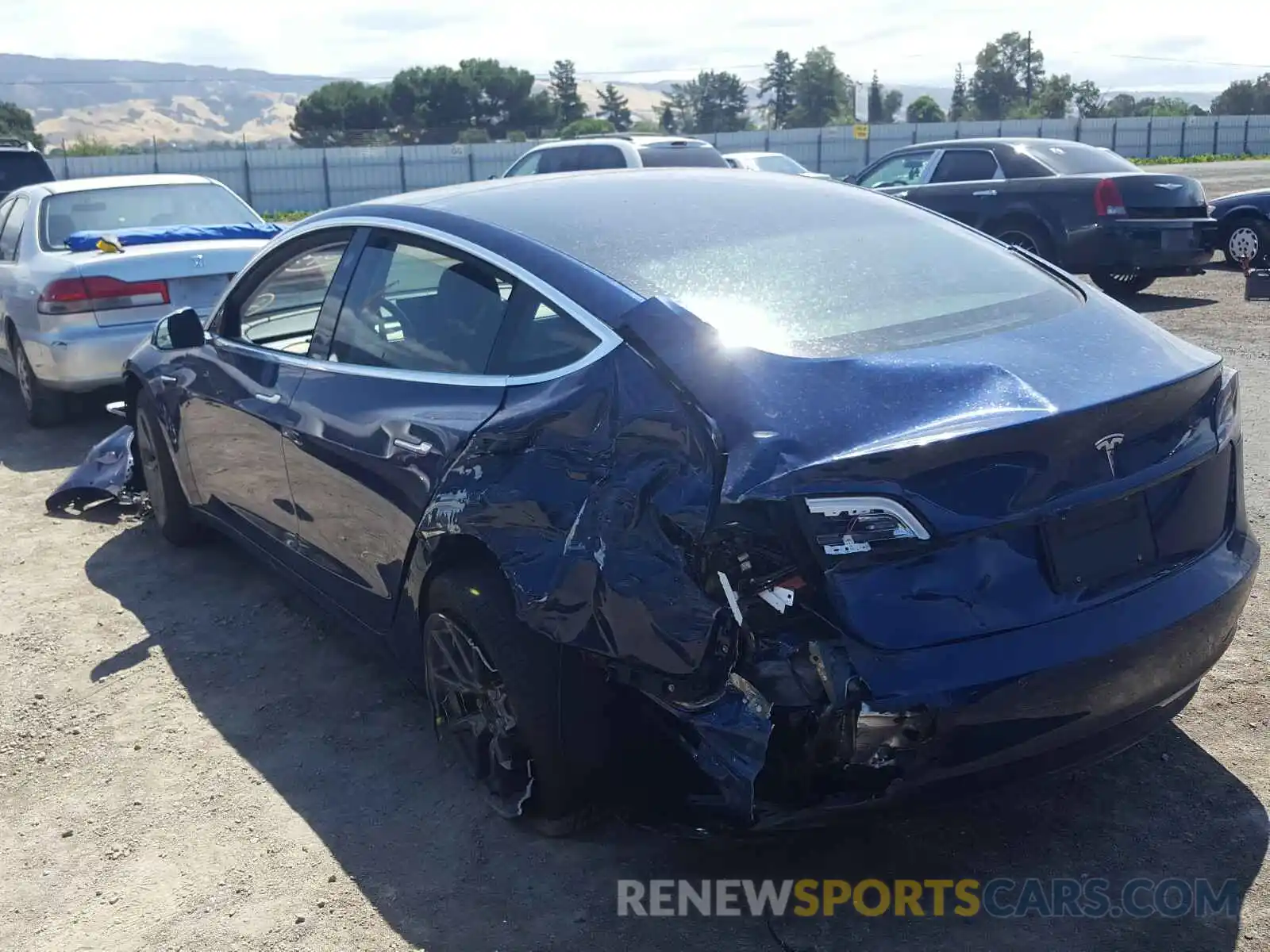 3 Photograph of a damaged car 5YJ3E1EA9KF400858 TESLA MODEL 3 2019