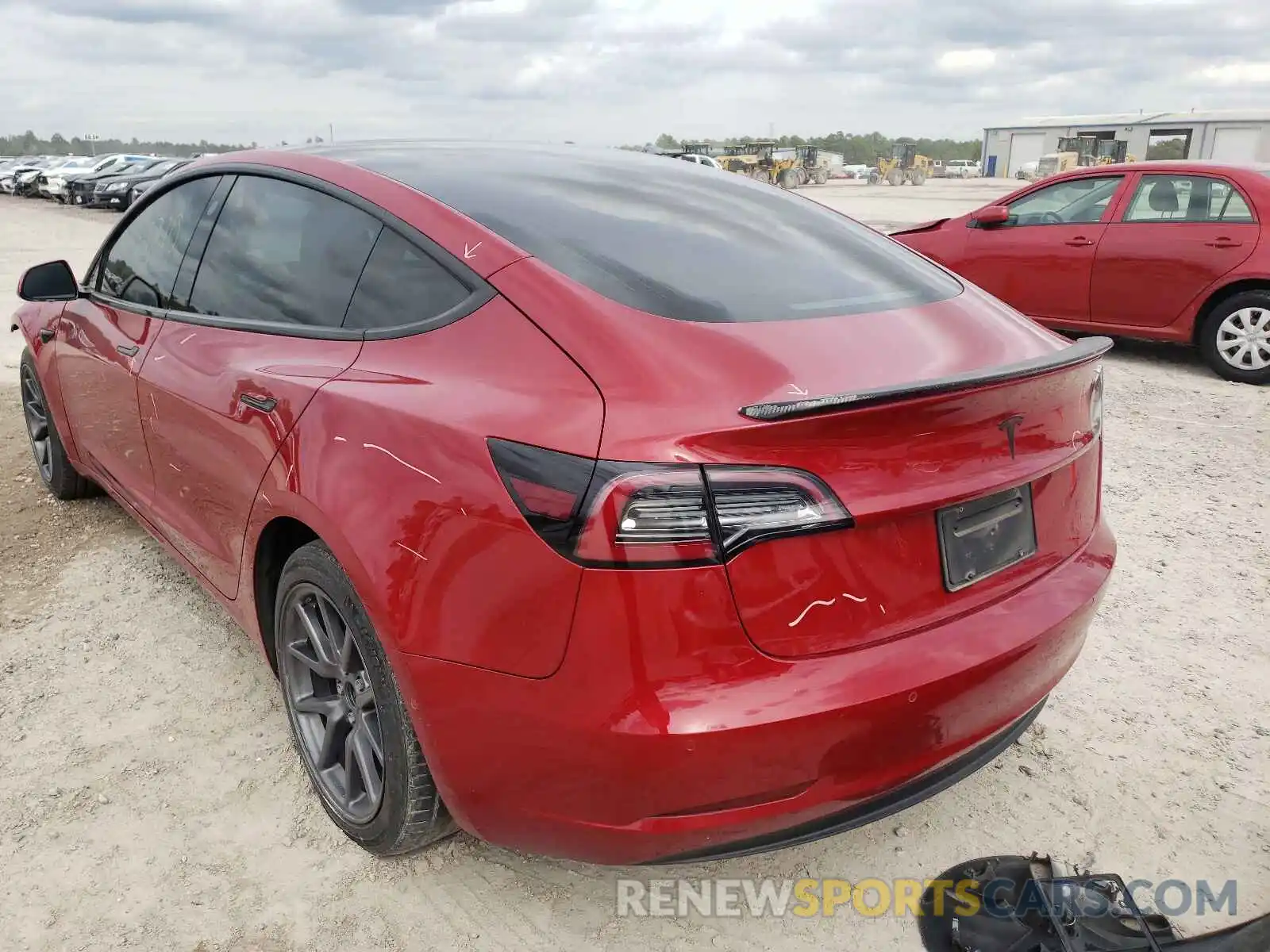 3 Photograph of a damaged car 5YJ3E1EA9KF416395 TESLA MODEL 3 2019