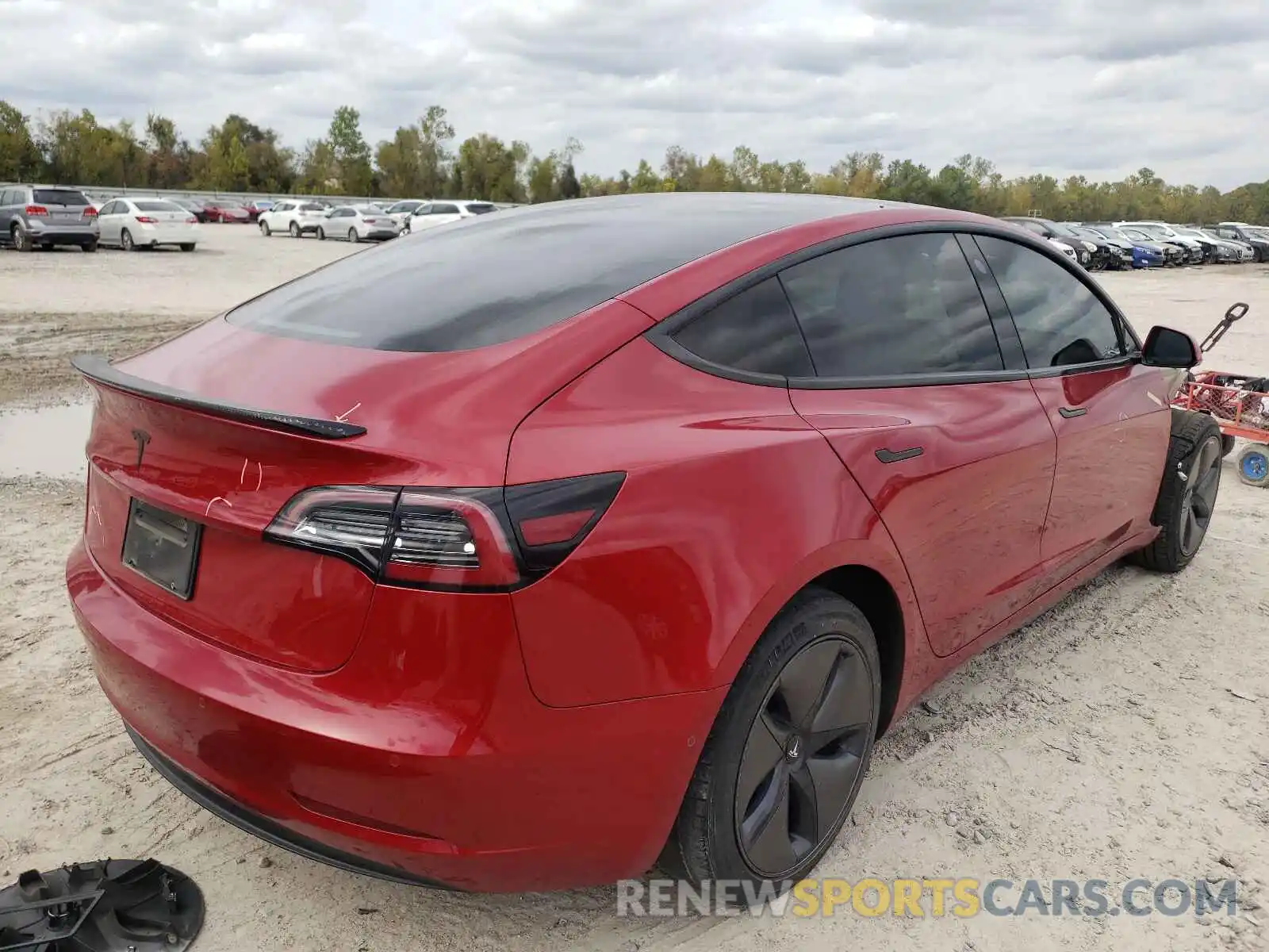 4 Фотография поврежденного автомобиля 5YJ3E1EA9KF416395 TESLA MODEL 3 2019