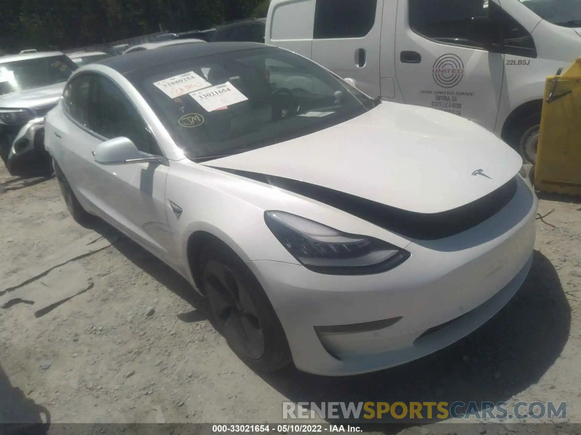 1 Photograph of a damaged car 5YJ3E1EA9KF417823 TESLA MODEL 3 2019