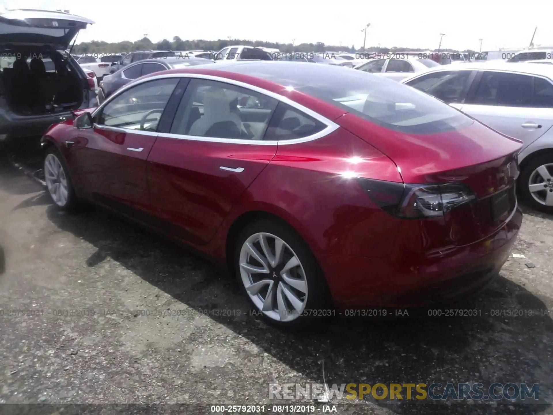 3 Photograph of a damaged car 5YJ3E1EA9KF417854 TESLA MODEL 3 2019