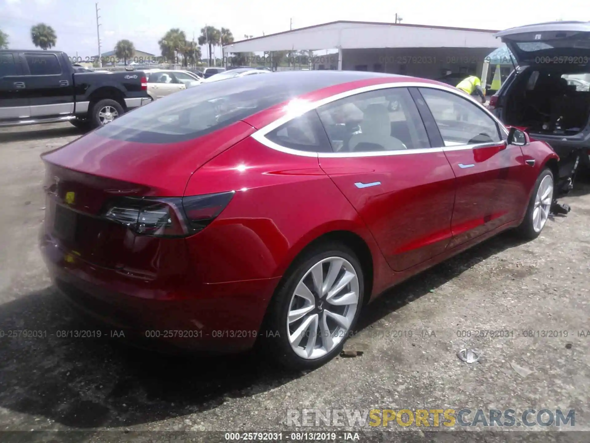 4 Photograph of a damaged car 5YJ3E1EA9KF417854 TESLA MODEL 3 2019