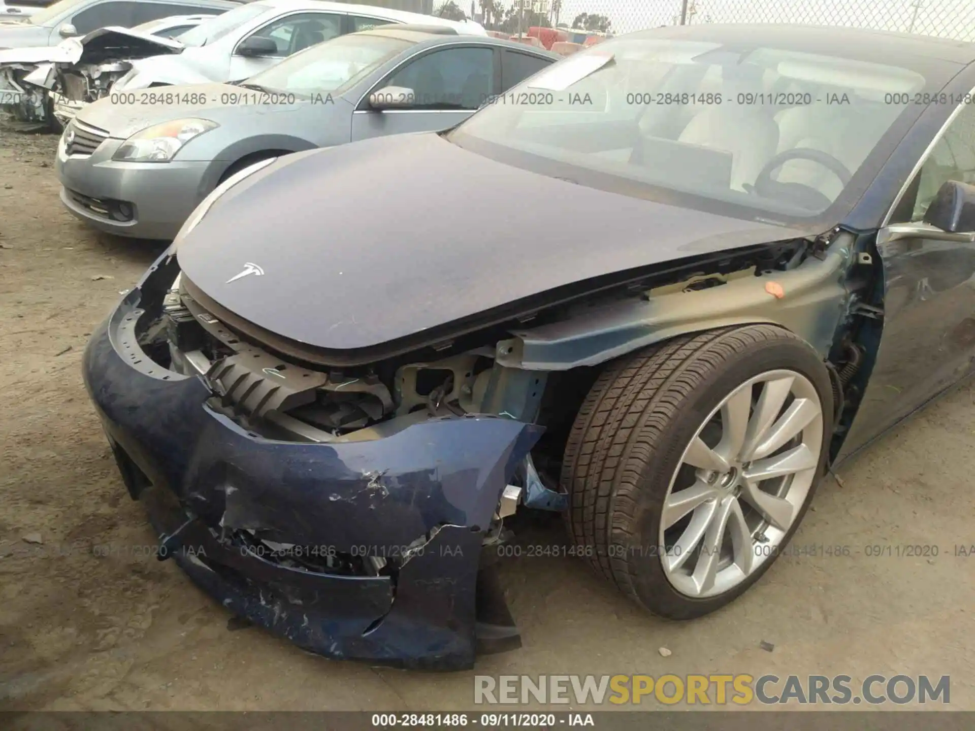 6 Photograph of a damaged car 5YJ3E1EA9KF417885 TESLA MODEL 3 2019