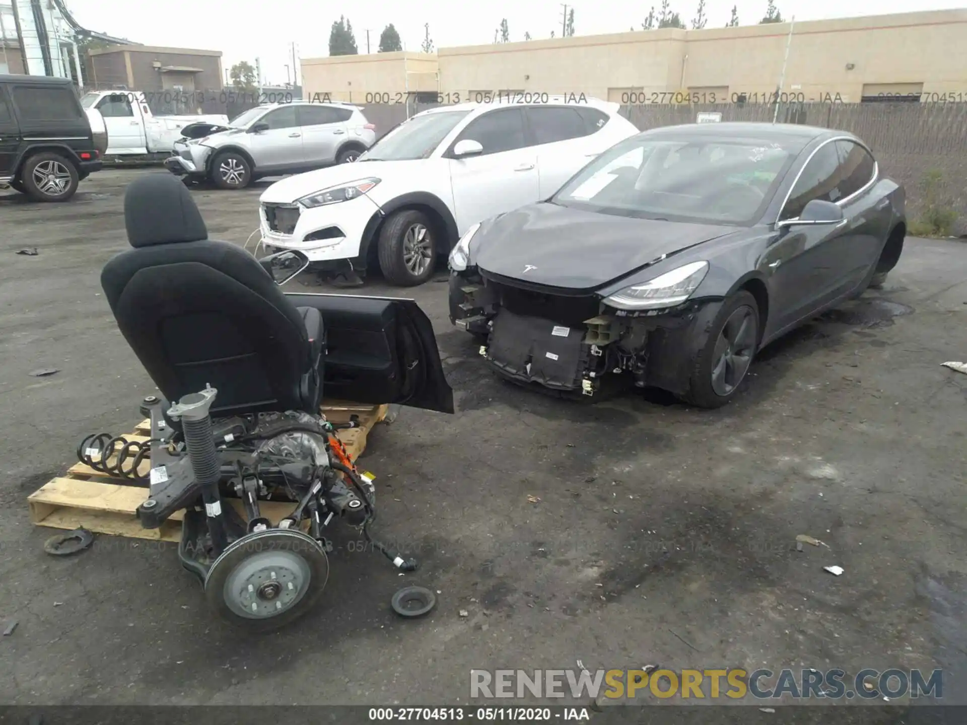 2 Фотография поврежденного автомобиля 5YJ3E1EA9KF421161 TESLA MODEL 3 2019