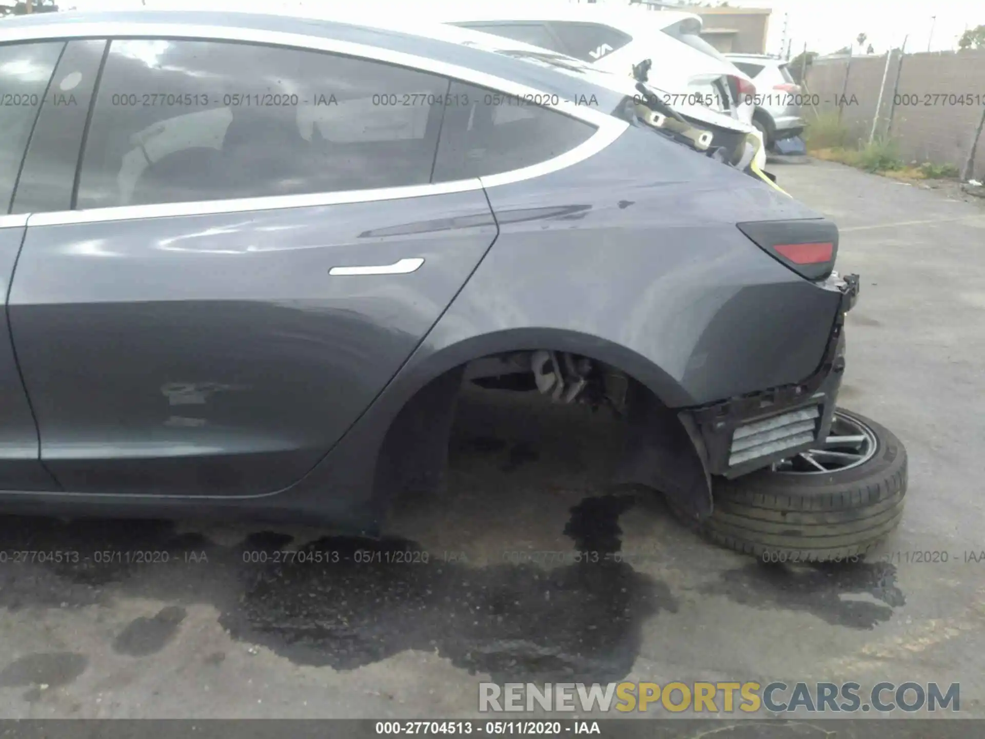 6 Photograph of a damaged car 5YJ3E1EA9KF421161 TESLA MODEL 3 2019