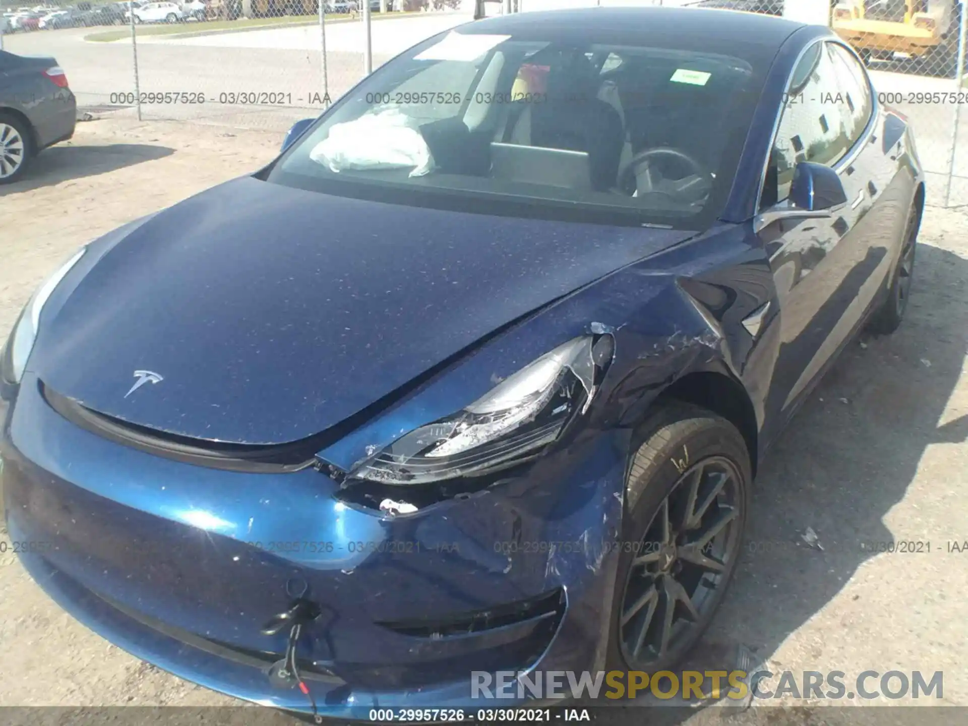 6 Photograph of a damaged car 5YJ3E1EA9KF425047 TESLA MODEL 3 2019