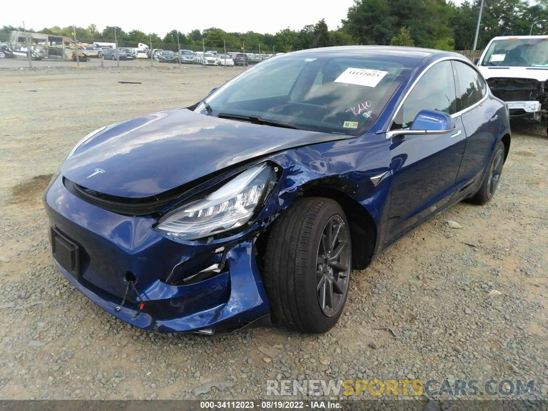 2 Photograph of a damaged car 5YJ3E1EA9KF428806 TESLA MODEL 3 2019