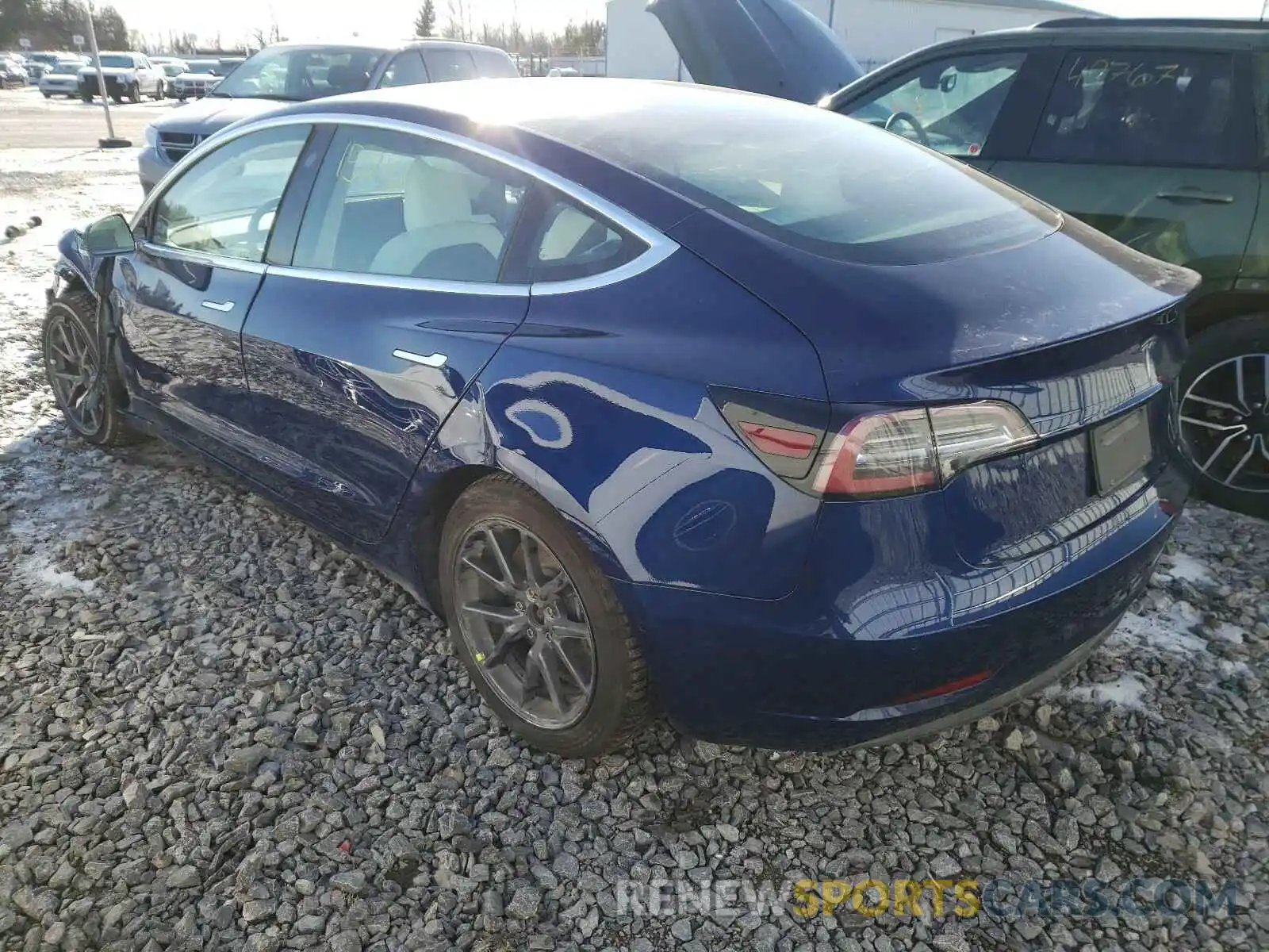 3 Photograph of a damaged car 5YJ3E1EA9KF431737 TESLA MODEL 3 2019