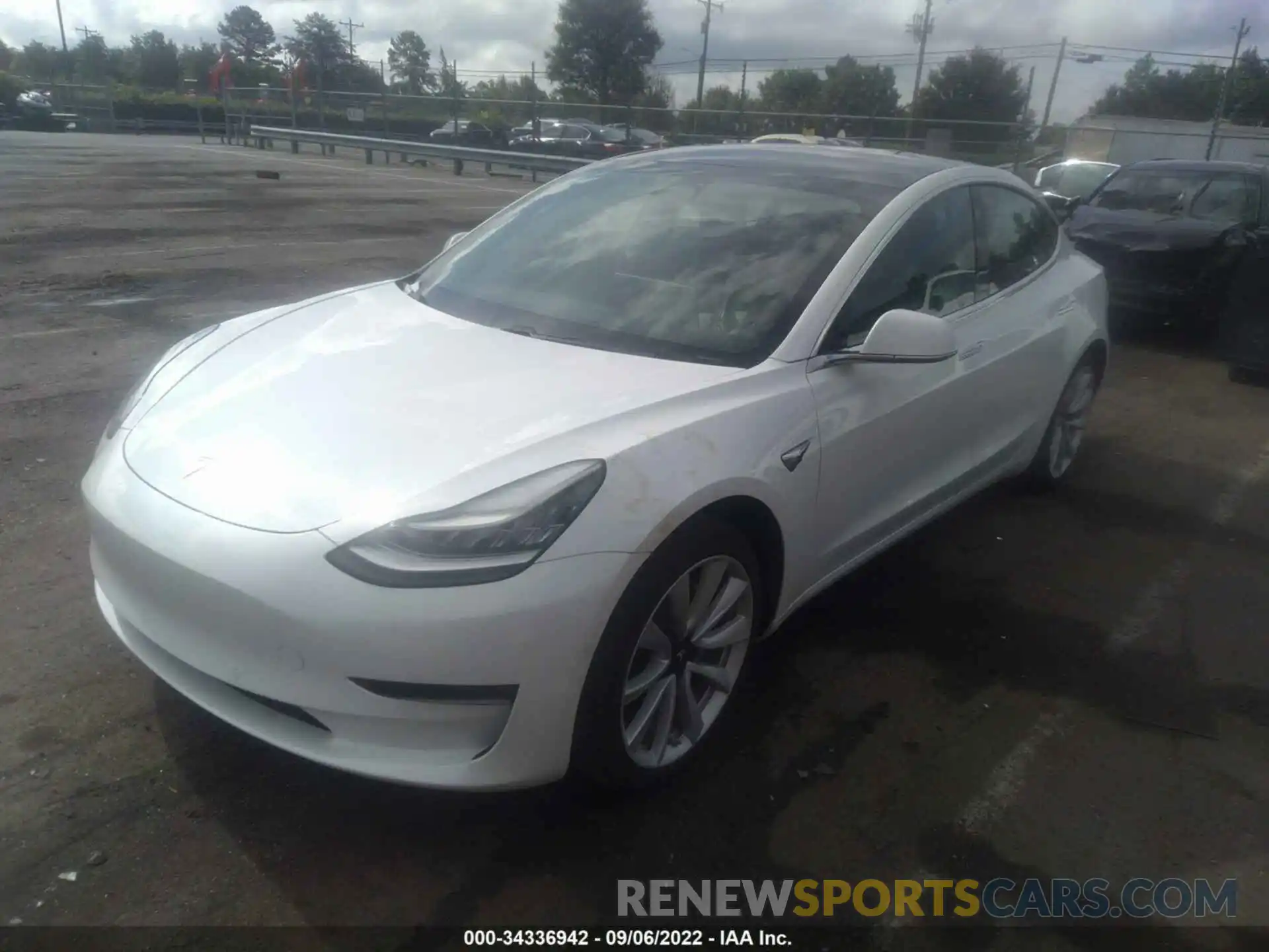 2 Photograph of a damaged car 5YJ3E1EA9KF436405 TESLA MODEL 3 2019