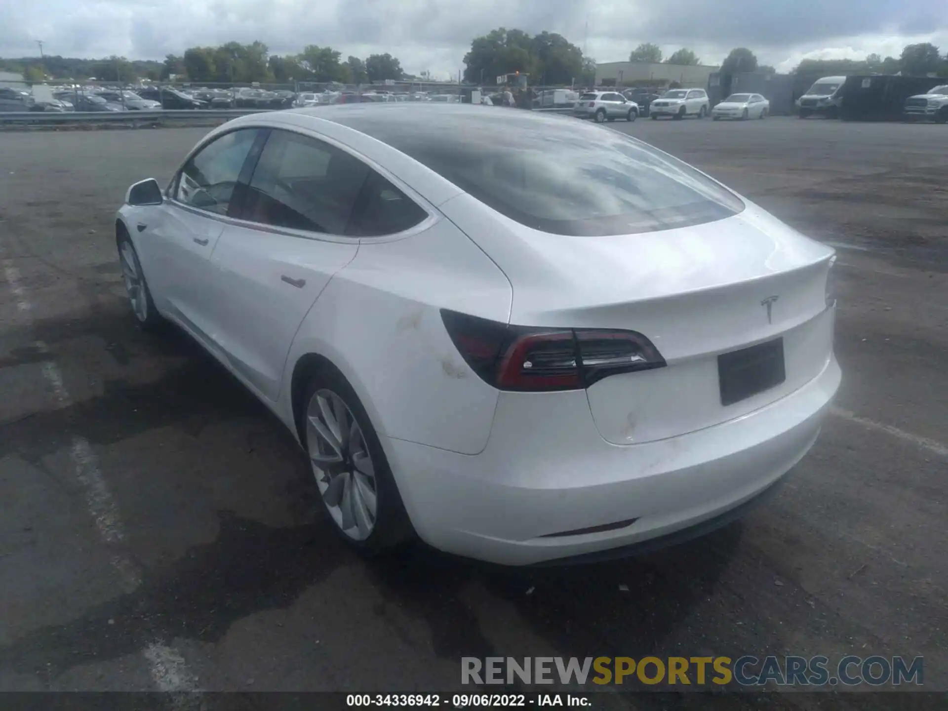 3 Photograph of a damaged car 5YJ3E1EA9KF436405 TESLA MODEL 3 2019