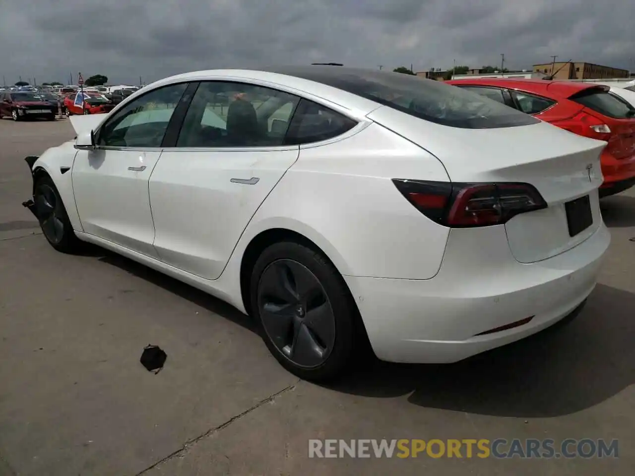 3 Photograph of a damaged car 5YJ3E1EA9KF466830 TESLA MODEL 3 2019