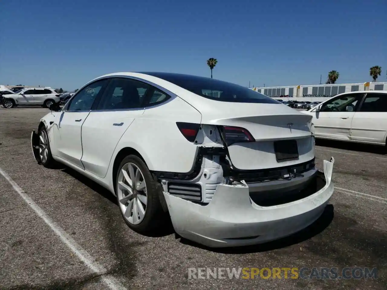 3 Photograph of a damaged car 5YJ3E1EA9KF472496 TESLA MODEL 3 2019