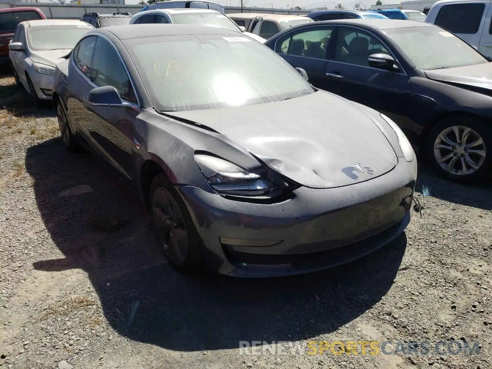 1 Фотография поврежденного автомобиля 5YJ3E1EA9KF480257 TESLA MODEL 3 2019